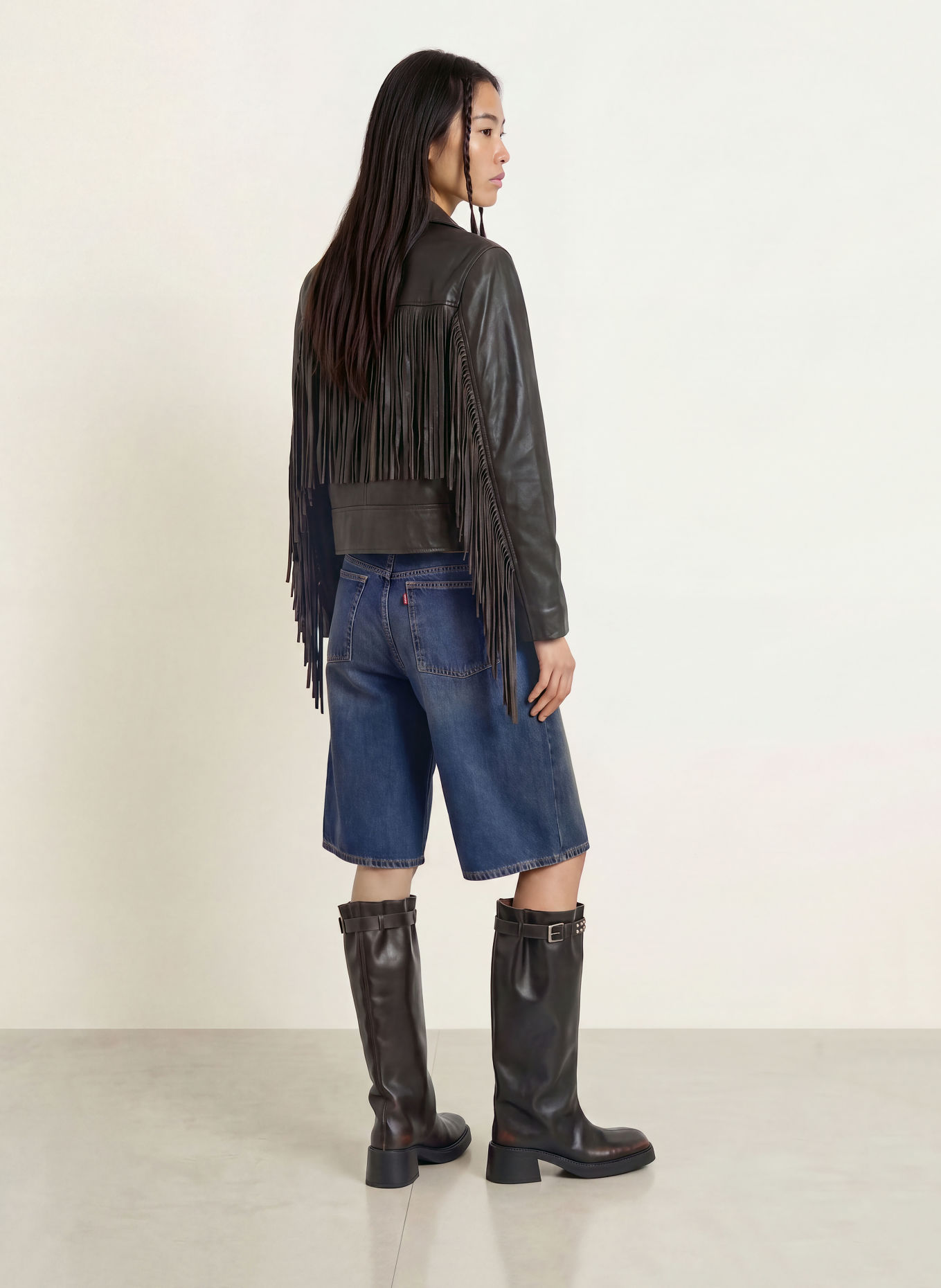 Levi's® Jeansshorts SUPER BAGGY: 17 Med Indigo - Worn In