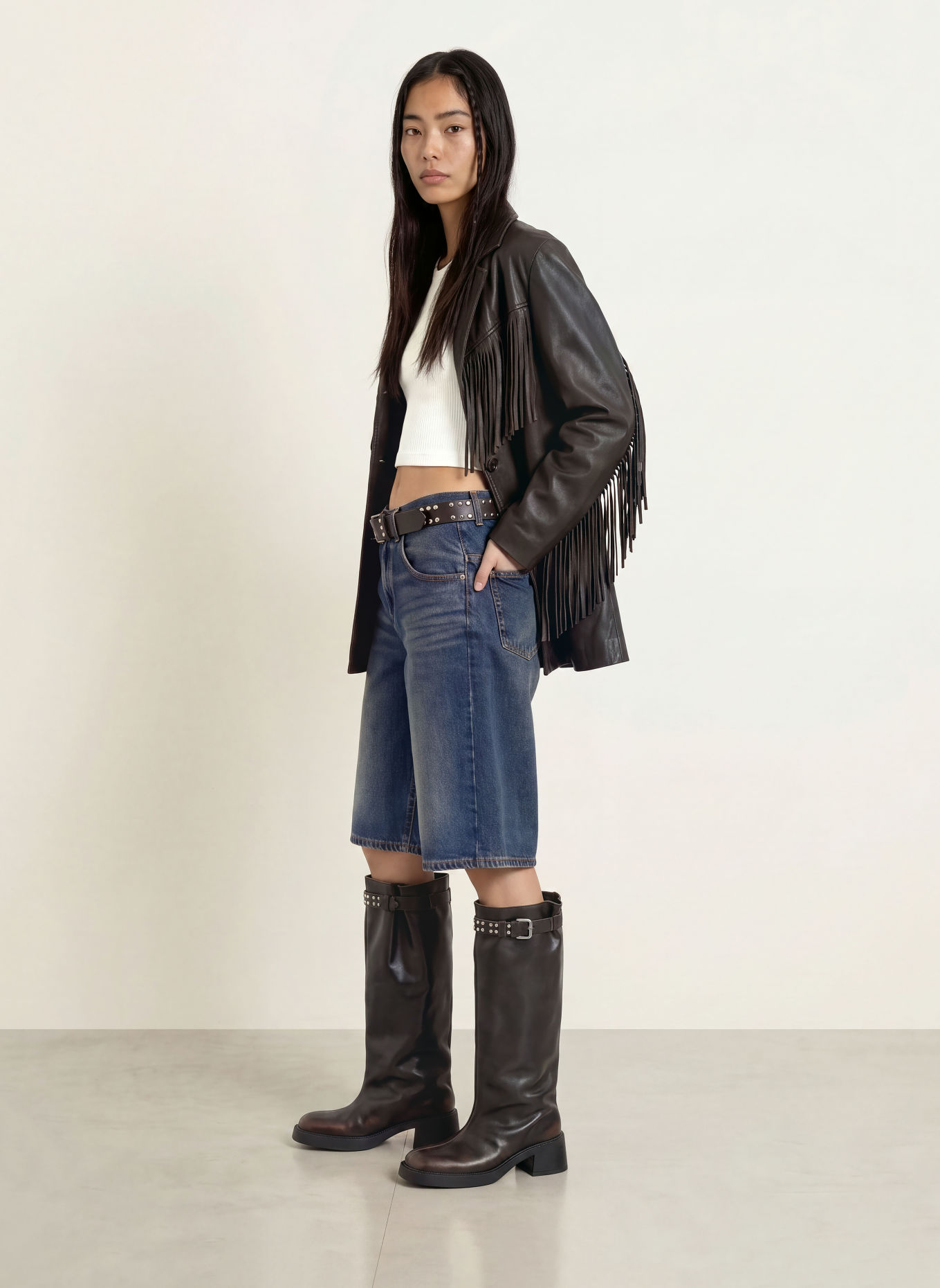 Levi's® Jeansshorts SUPER BAGGY: 17 Med Indigo - Worn In