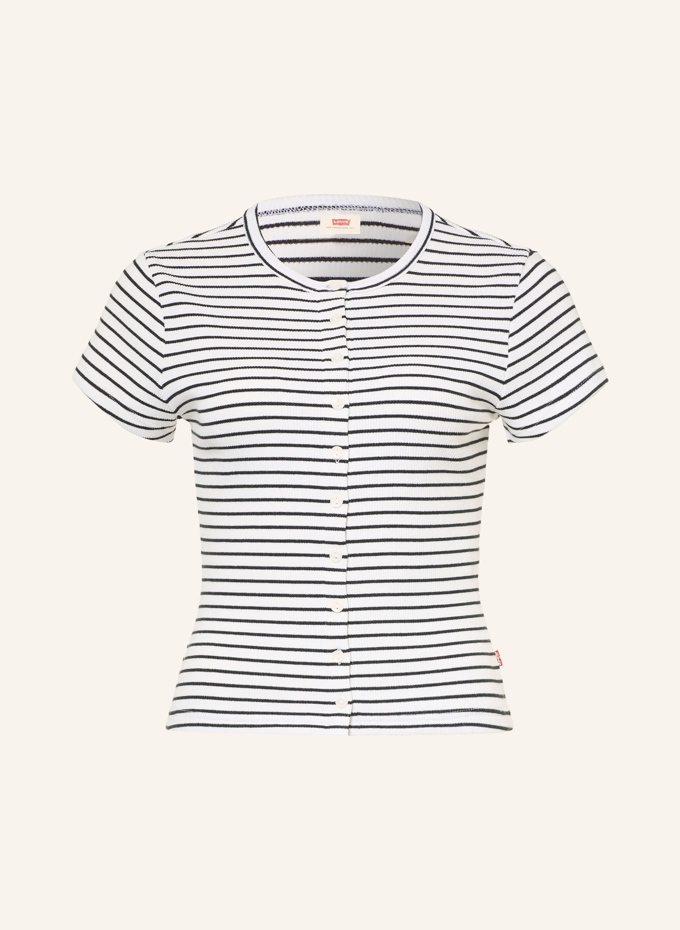 Levi's® T-shirt RORY: BLANC / NOIR