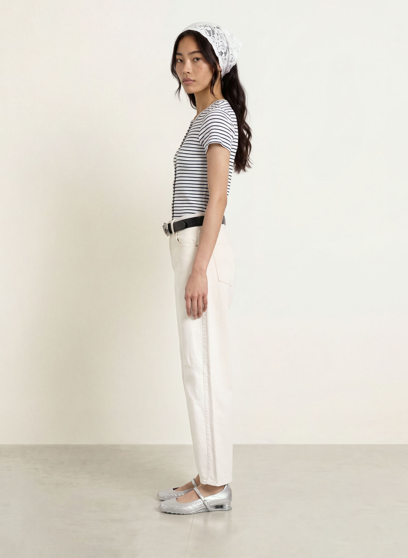 Levi's® T-shirt RORY: BLANC / NOIR