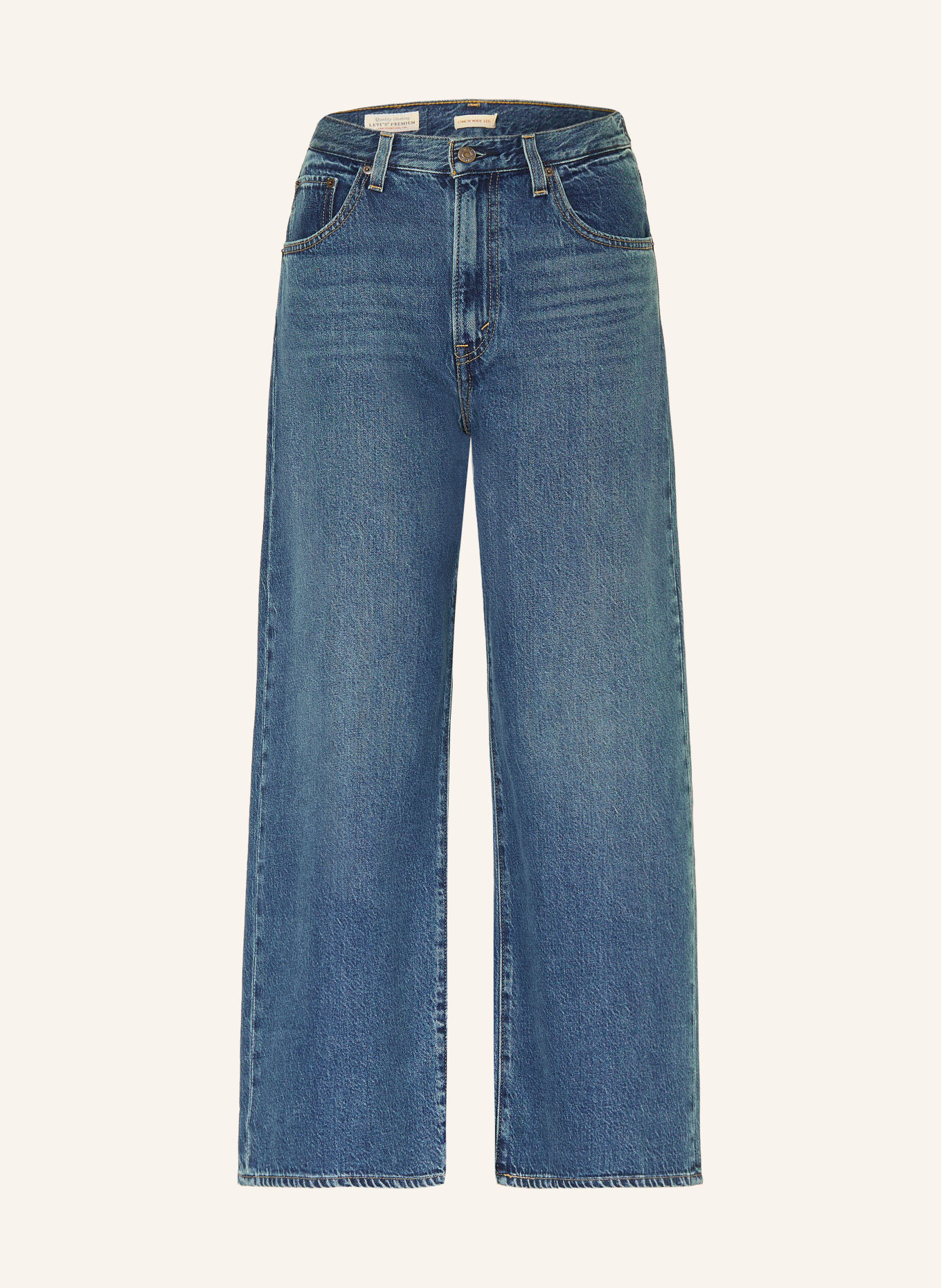 Levi's® Jean wide leg CINCH: 01 Med Indigo - Worn In