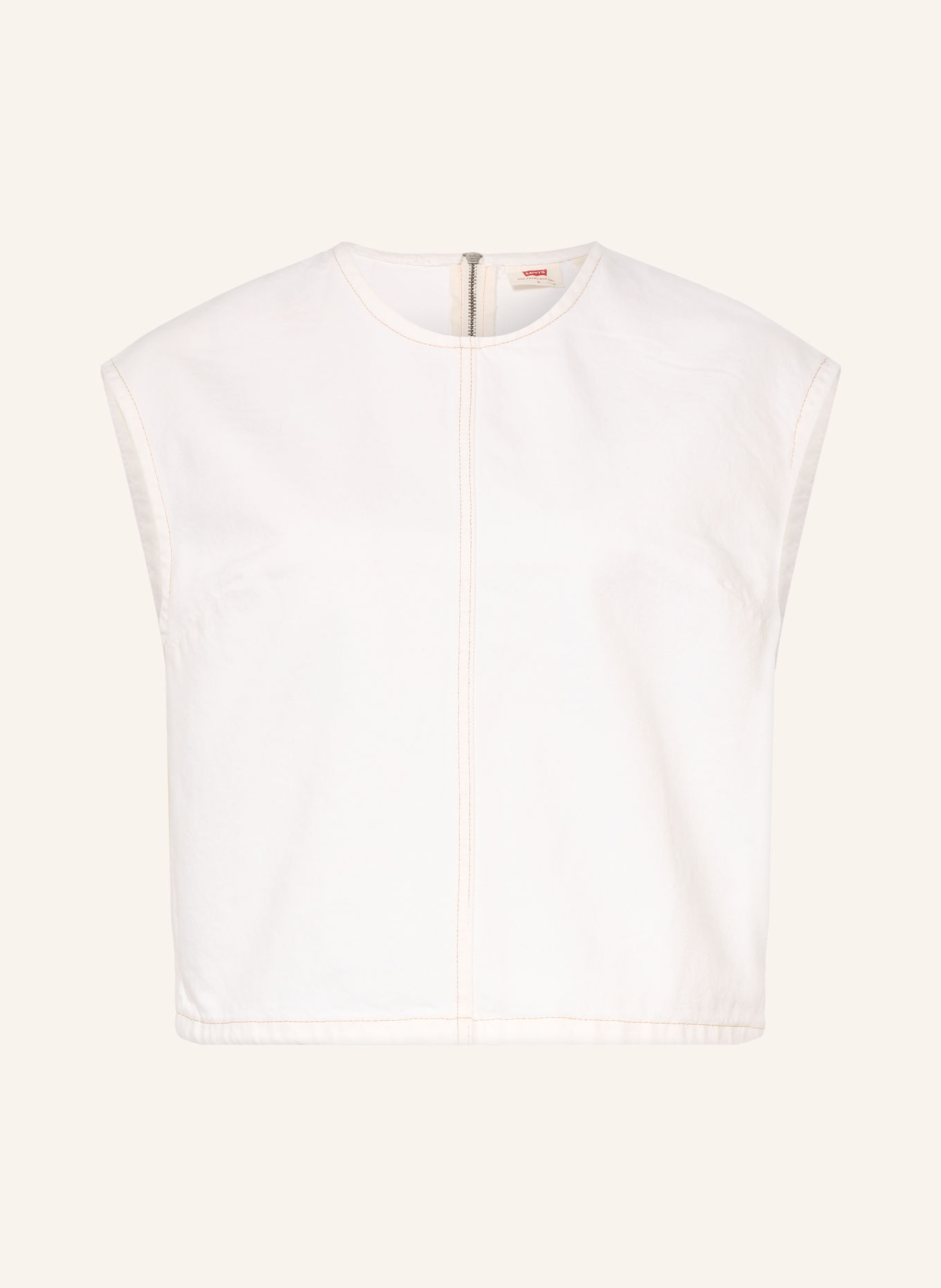 Levi's® Haut en jean: BLANC