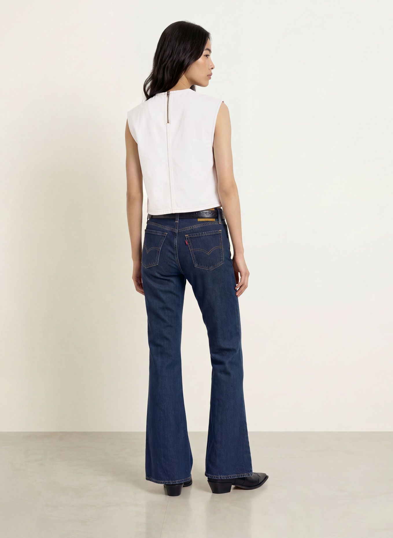 Levi's® Haut en jean: BLANC