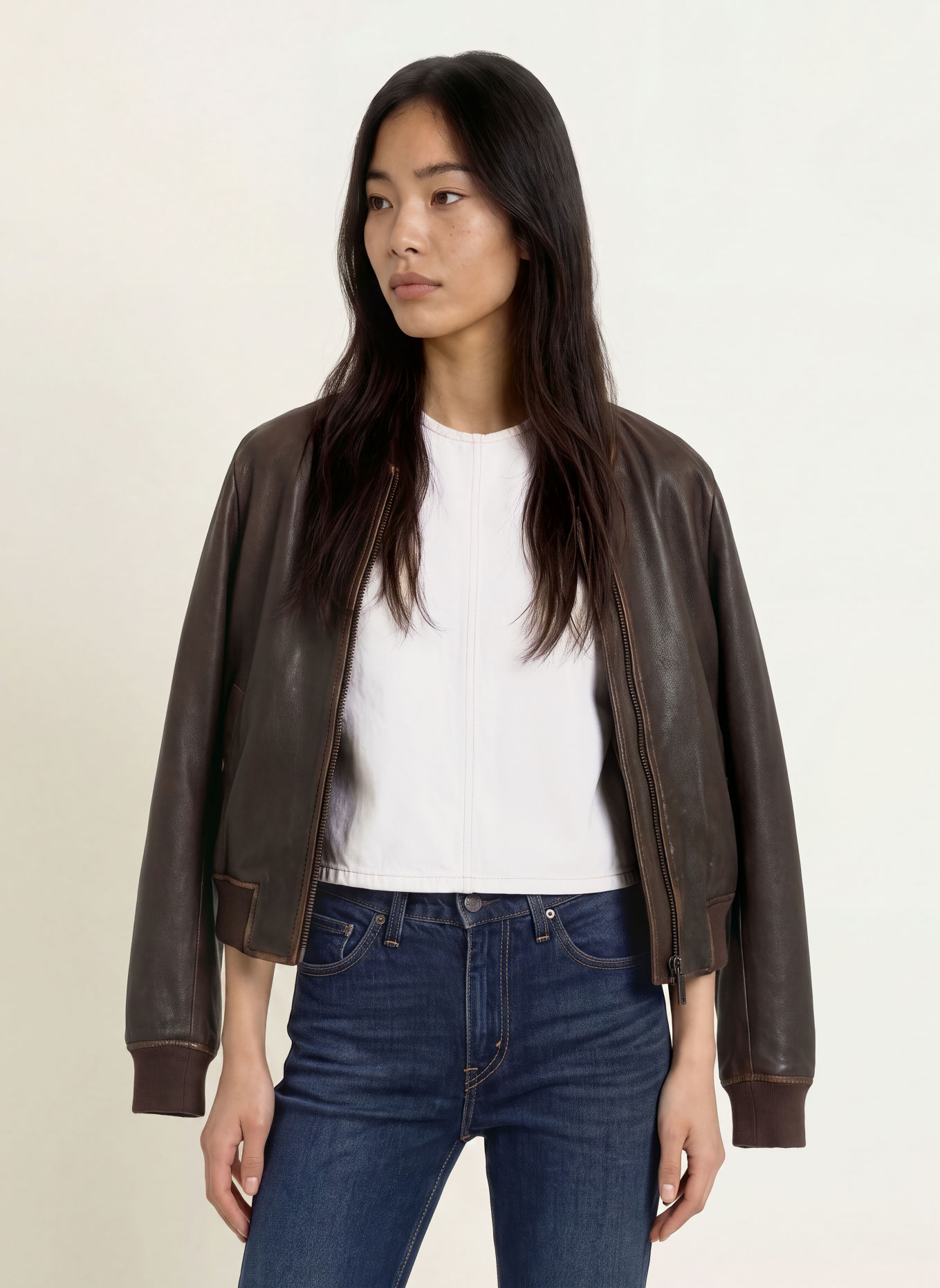 Levi's® Haut en jean: BLANC