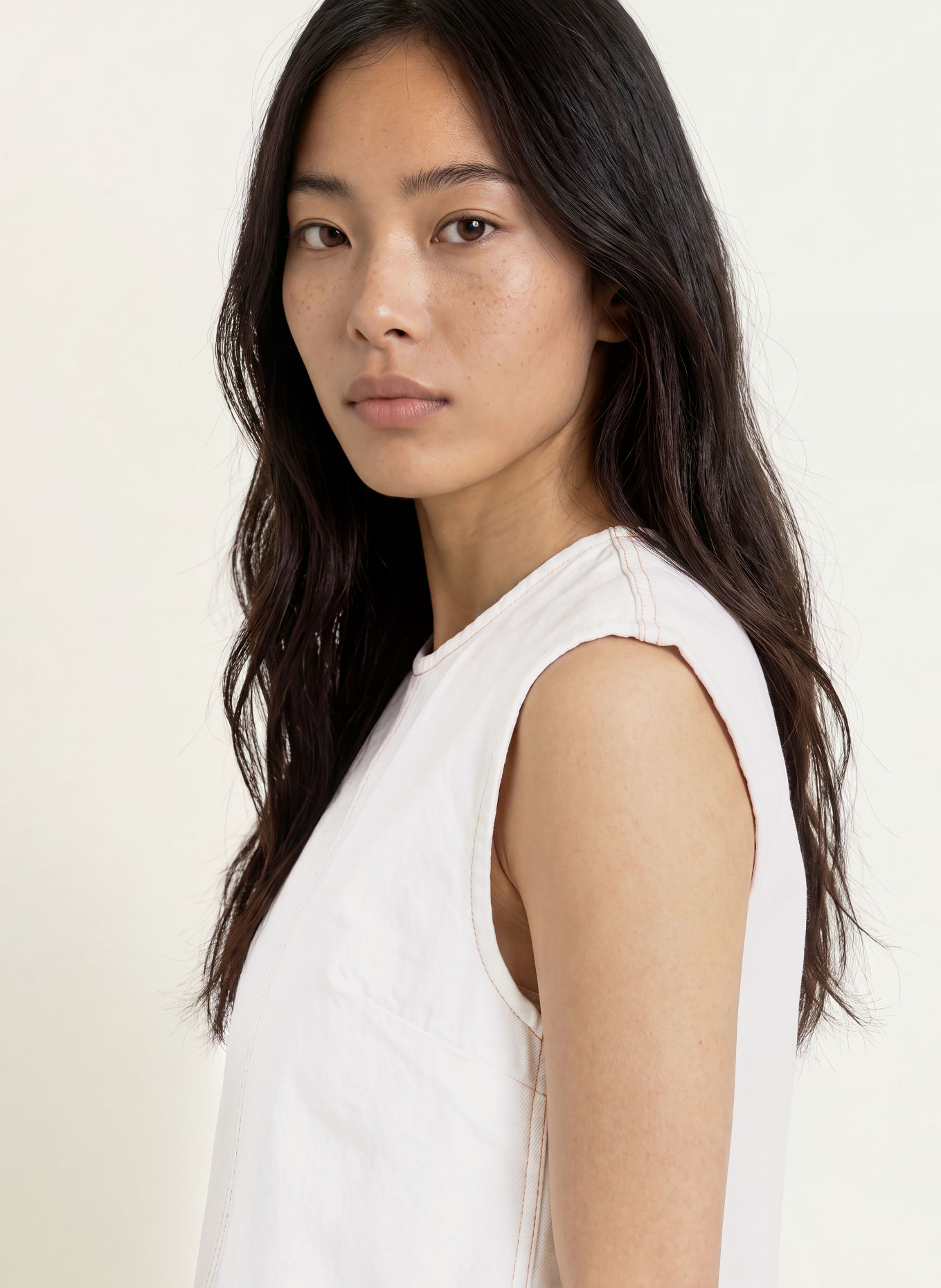 Levi's® Haut en jean: BLANC