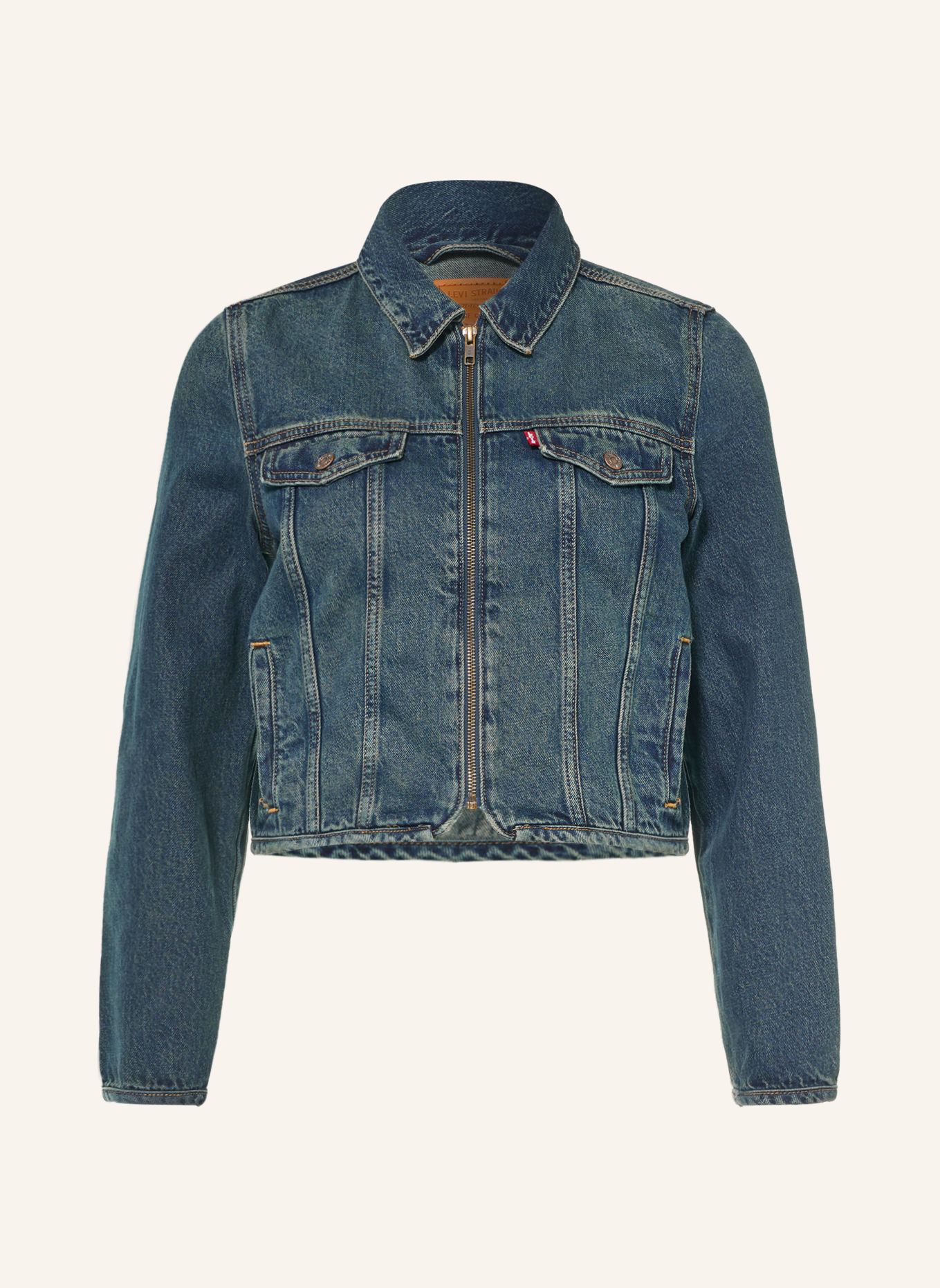 Levi's® Jeansjacke HAPPY: 01 Dark Indigo - Worn In