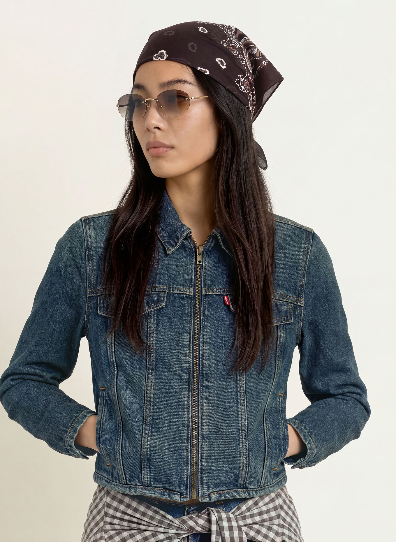 Levi's® Jeansjacke HAPPY: 01 Dark Indigo - Worn In
