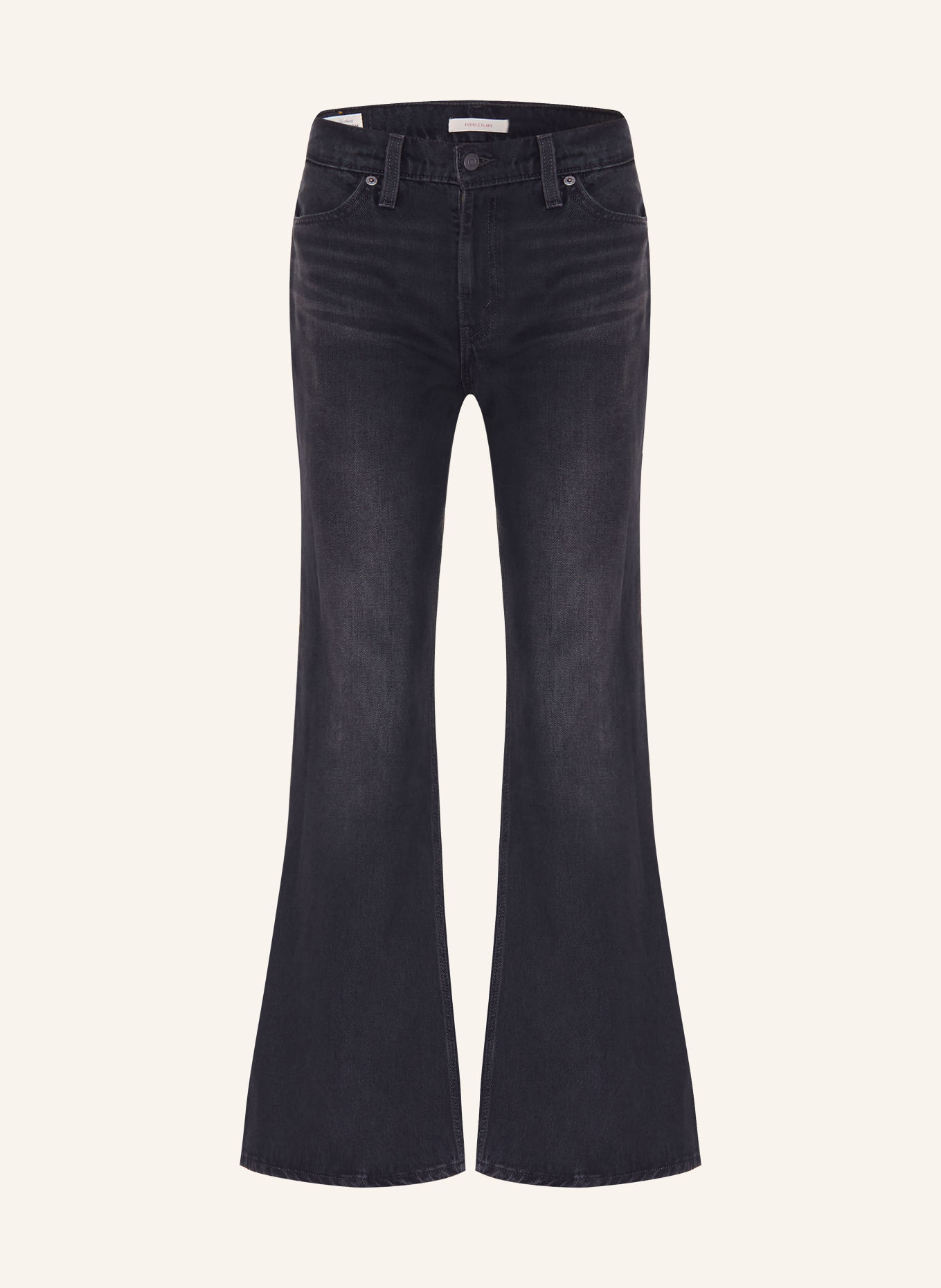 Levi's® Flared Jeans PUDDLE SNAP FLARE: 04 Med Indigo - Worn In
