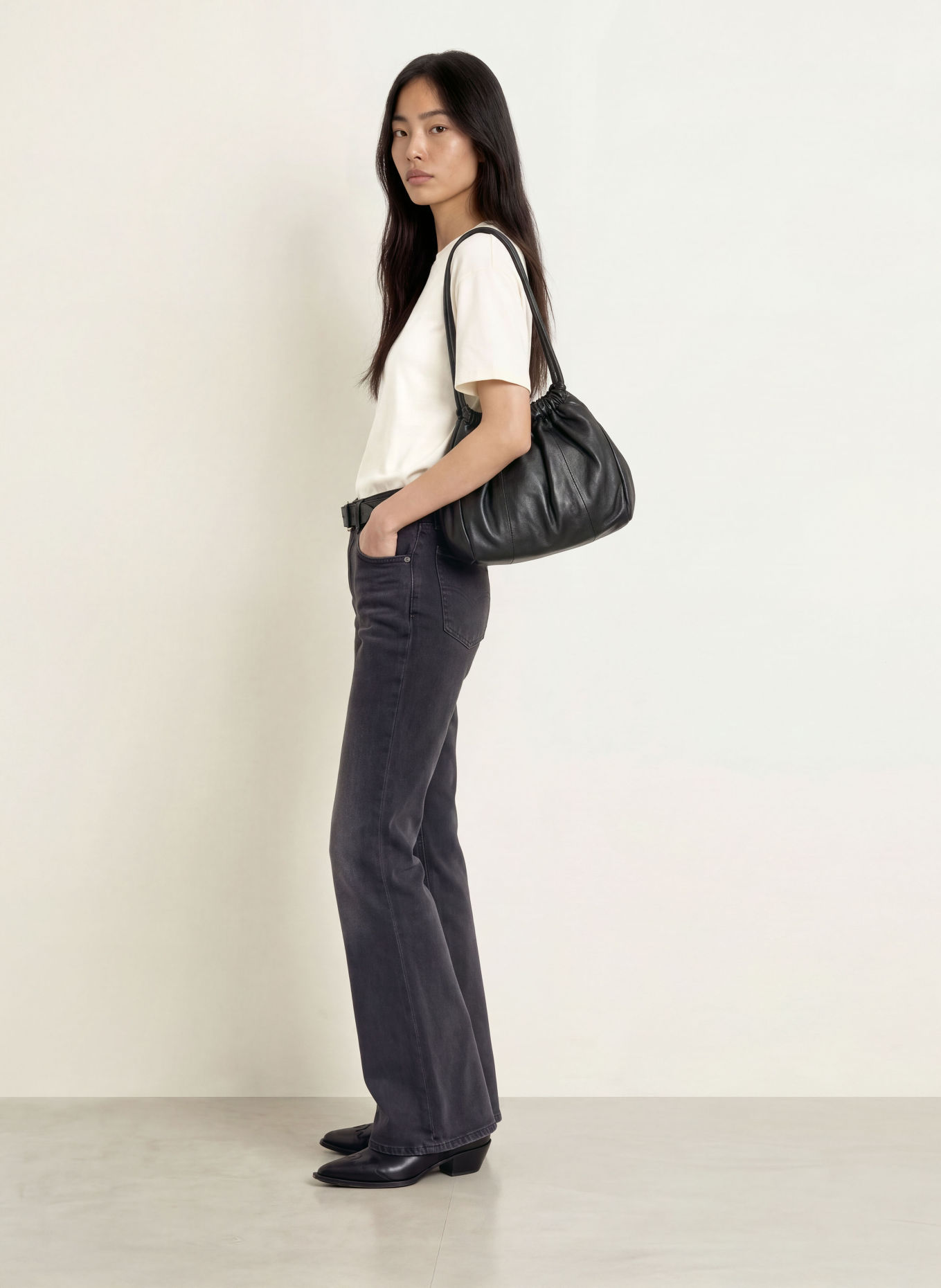 Levi's® Flared Jeans PUDDLE SNAP FLARE: 04 Med Indigo - Worn In