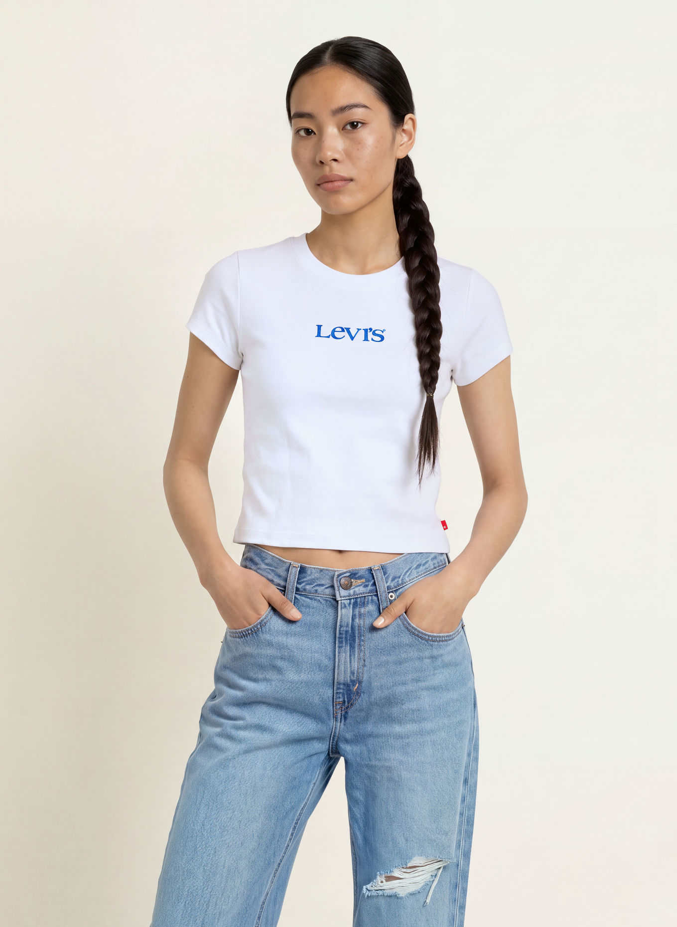 Levi's® T-shirt: BLANC