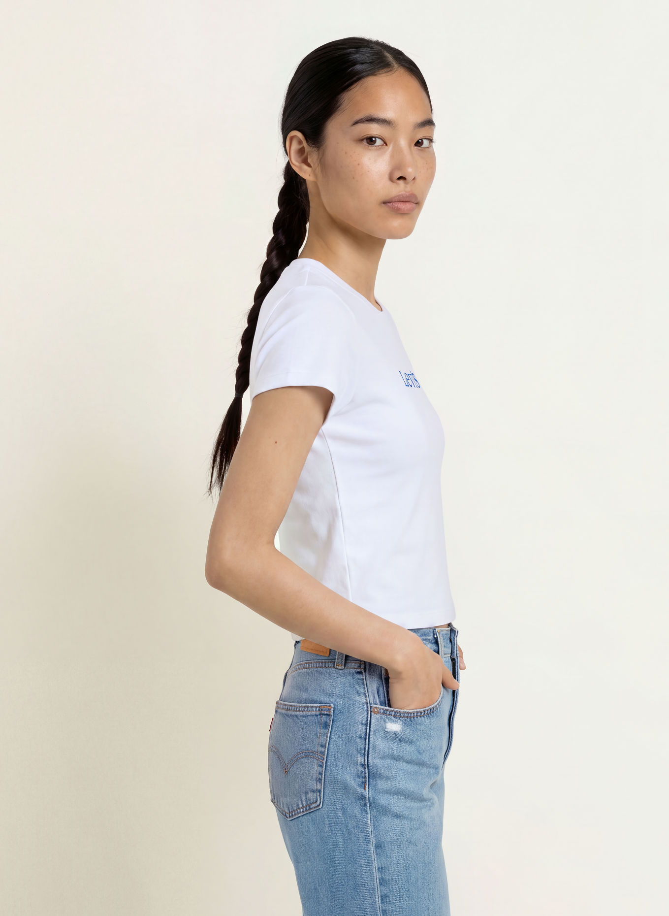 Levi's® T-shirt: BLANC