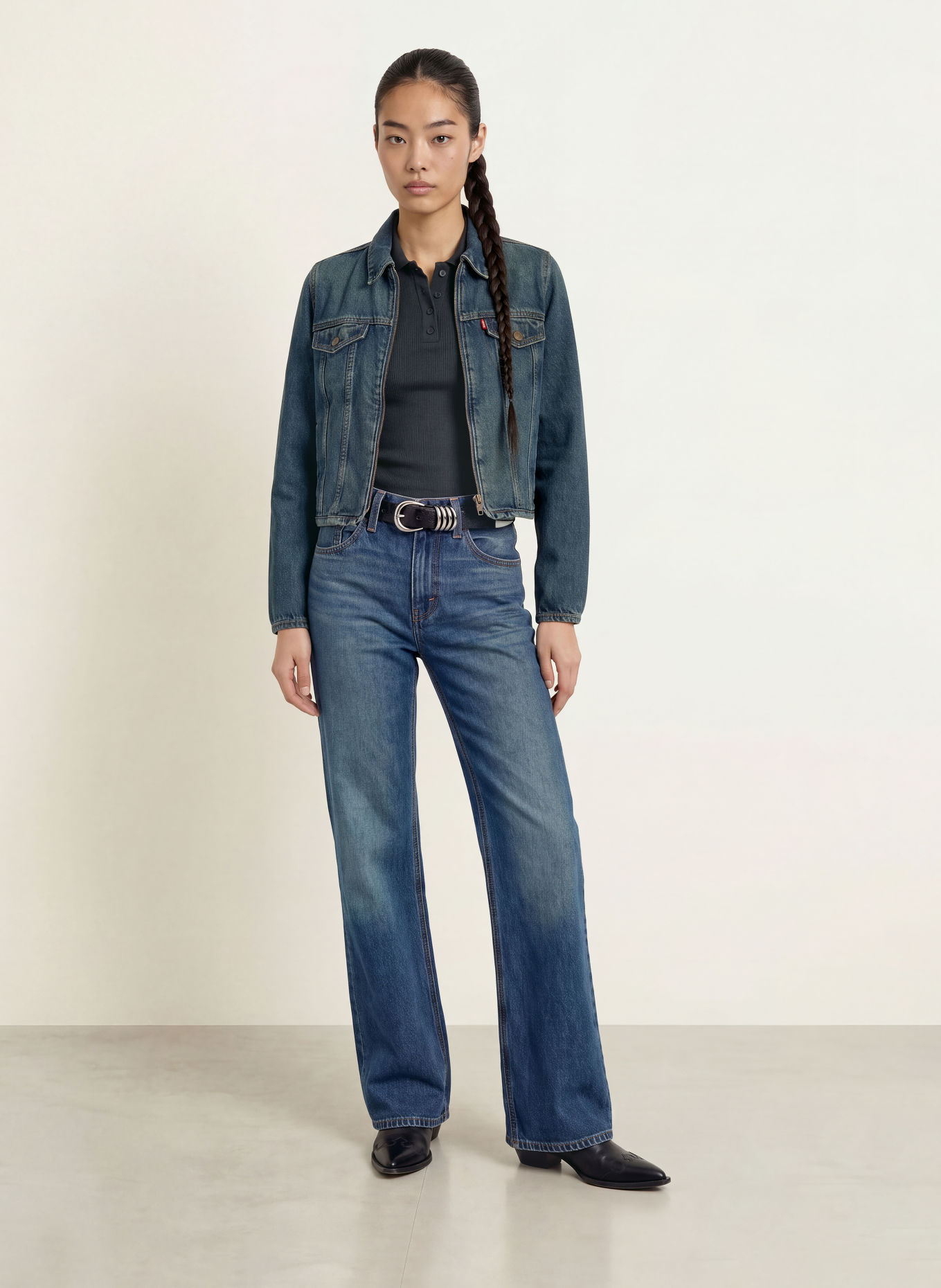 Levi's® Polo en jersey RORY: NOIR
