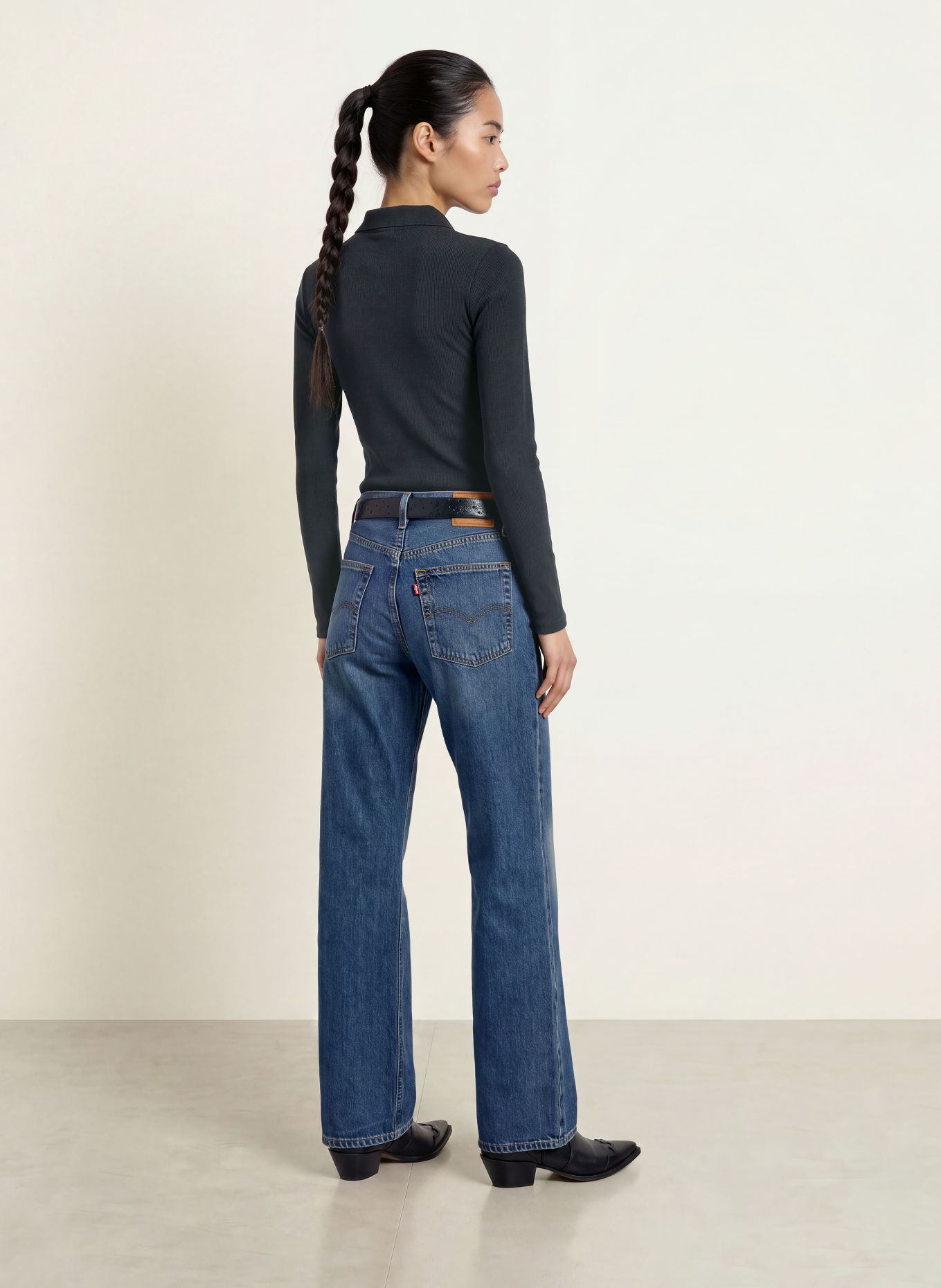 Levi's® Polo en jersey RORY: NOIR
