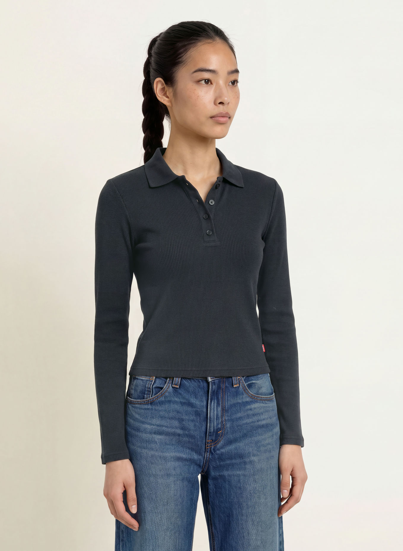 Levi's® Polo en jersey RORY: NOIR