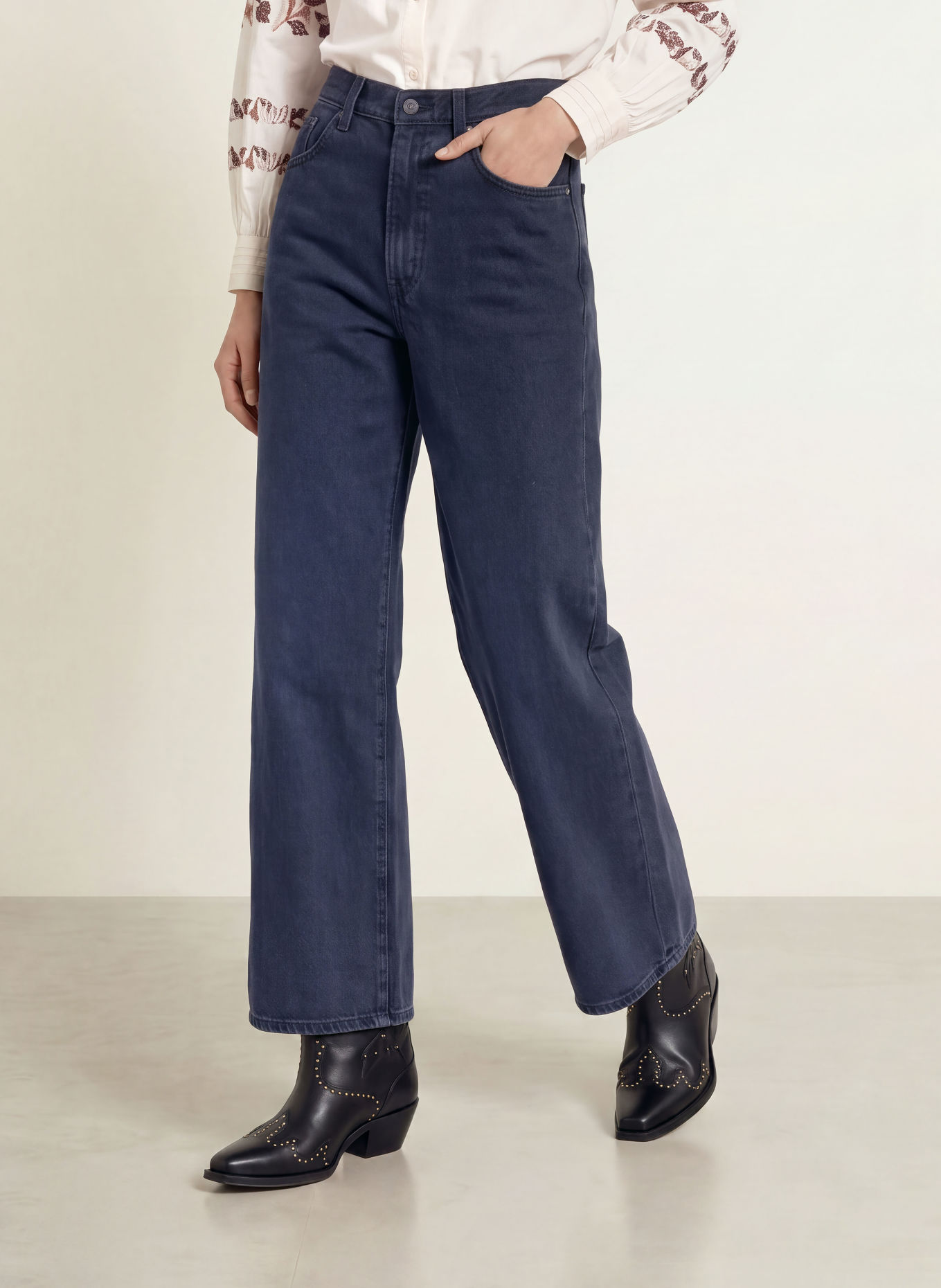 Levi's® Wide Leg Jeans CINCH: 00 Med Indigo - Worn In