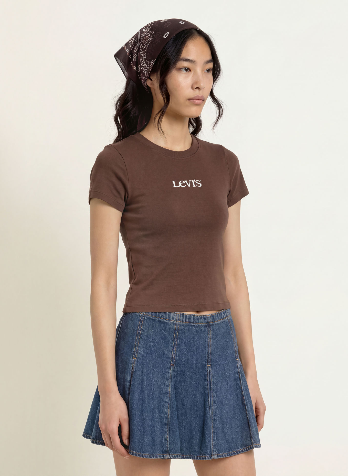 Levi's® T-shirt: MARRON FONCÉ
