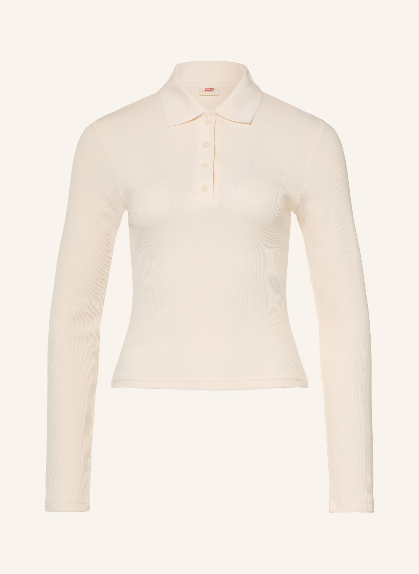 Levi's® Jersey-Poloshirt: CREME