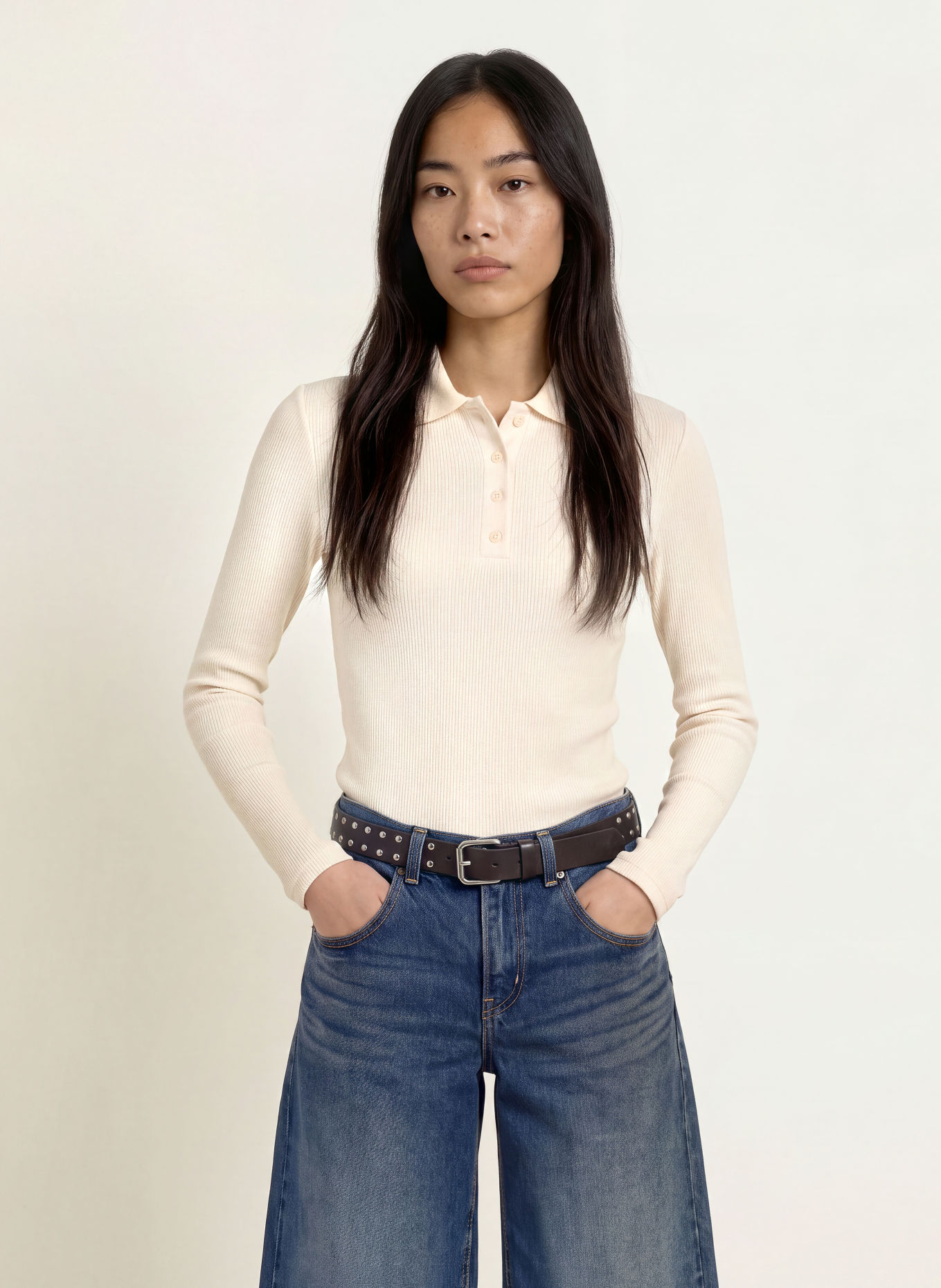 Levi's® Jersey-Poloshirt: CREME
