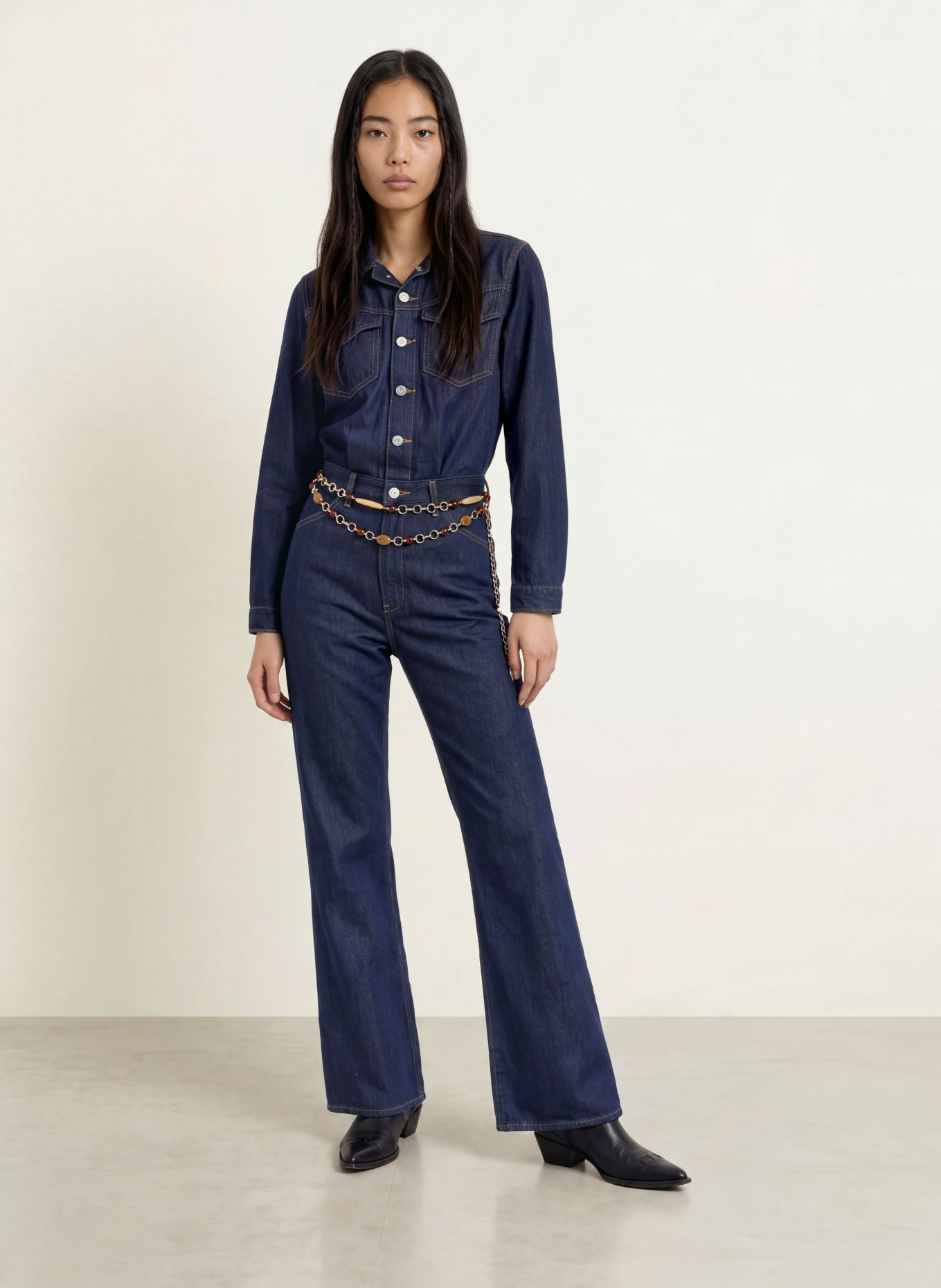 Levi's® Jeans-Jumpsuit: DUNKELBLAU