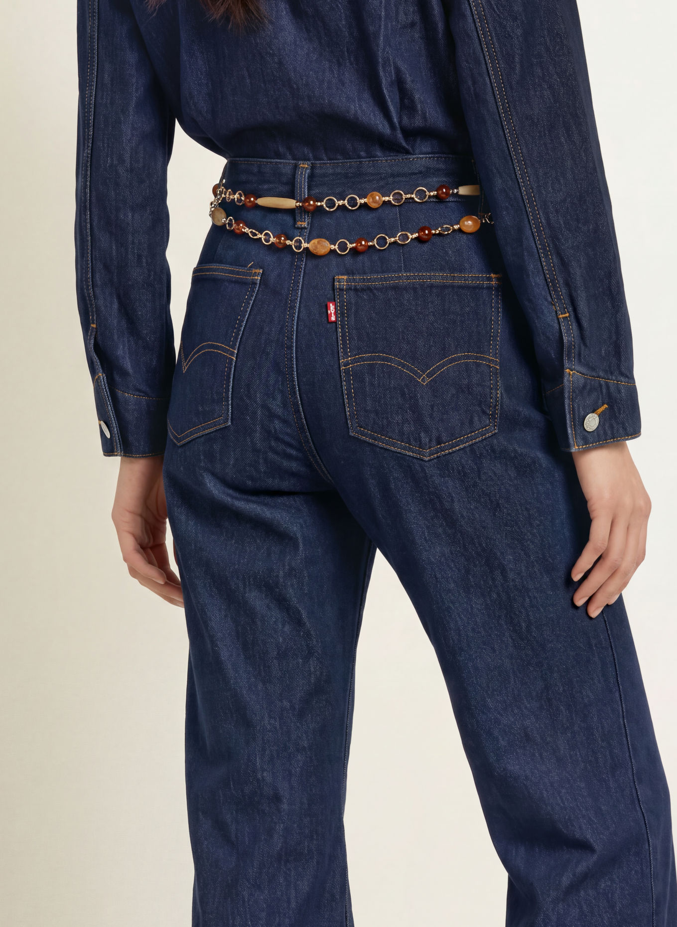 Levi's® Jeans-Jumpsuit: DUNKELBLAU