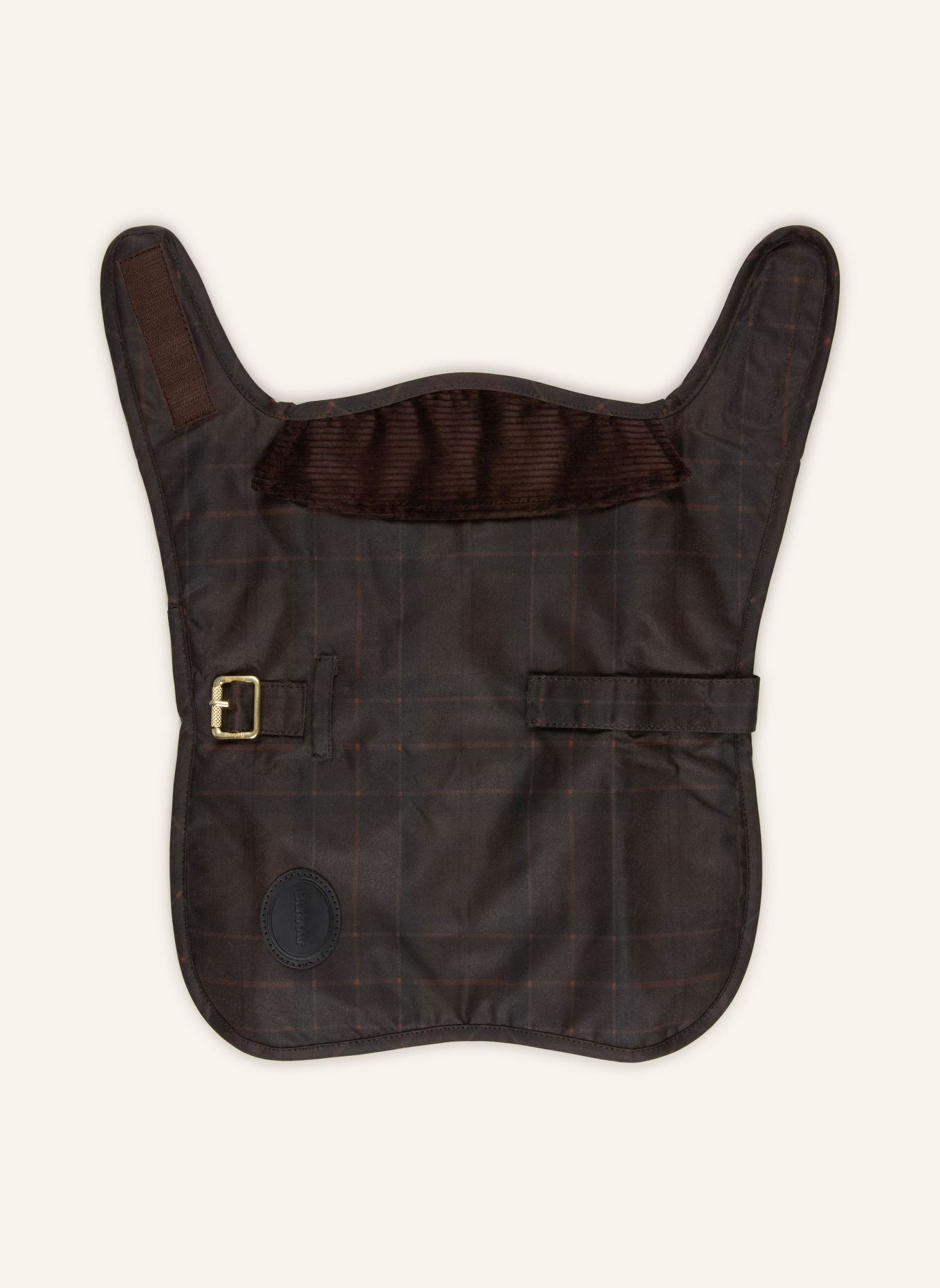 Barbour Hundemantel SMALL: DUNKELBRAUN / CAMEL / GRÜN