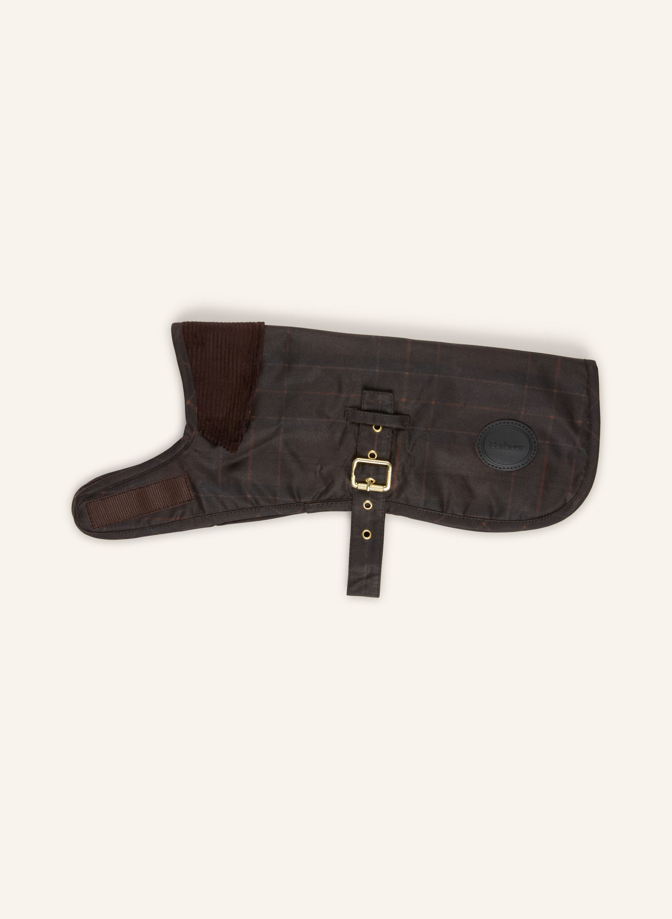 Barbour Hundemantel SMALL: DUNKELBRAUN / CAMEL / GRÜN