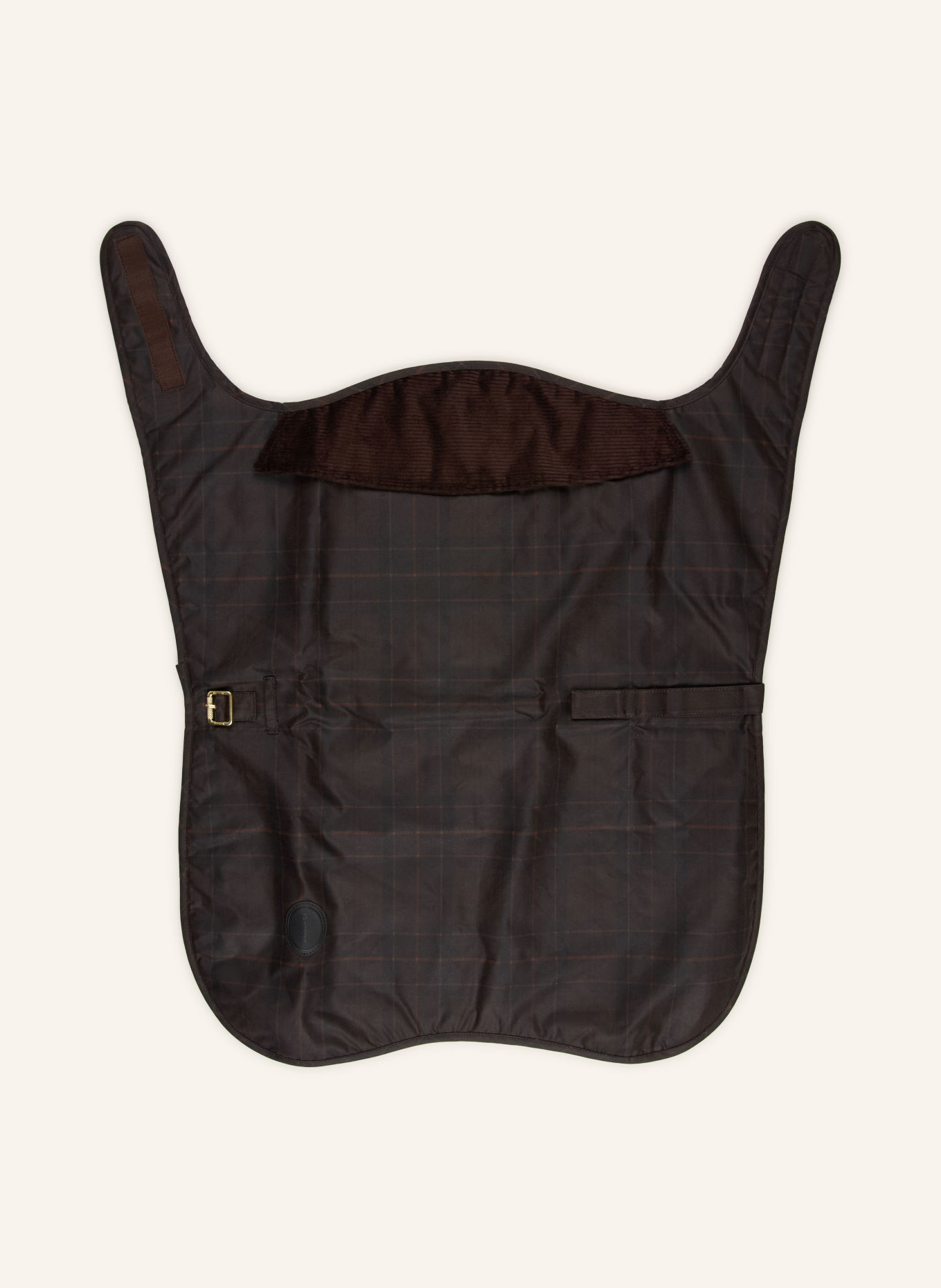 Barbour Hundemantel XL: DUNKELBRAUN / COGNAC / DUNKELGRÜN