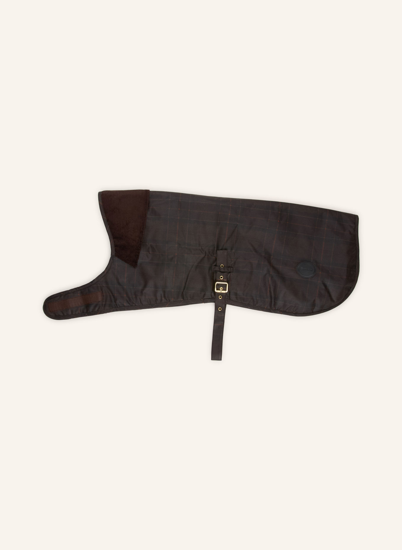 Barbour Hundemantel XL: DUNKELBRAUN / COGNAC / DUNKELGRÜN