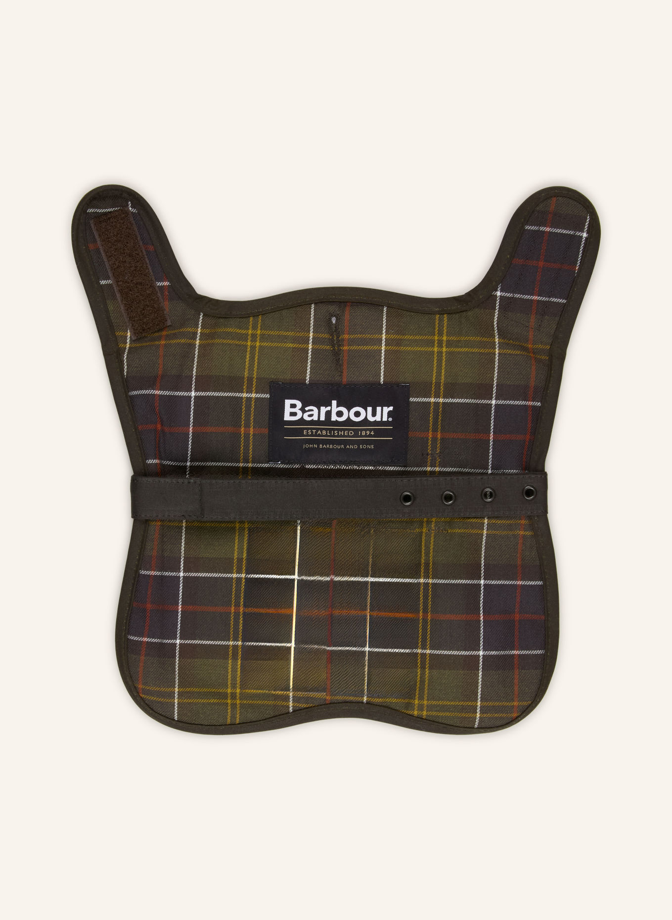 Barbour Hundemantel XS: DUNKELBRAUN / OLIV / DUNKELBLAU