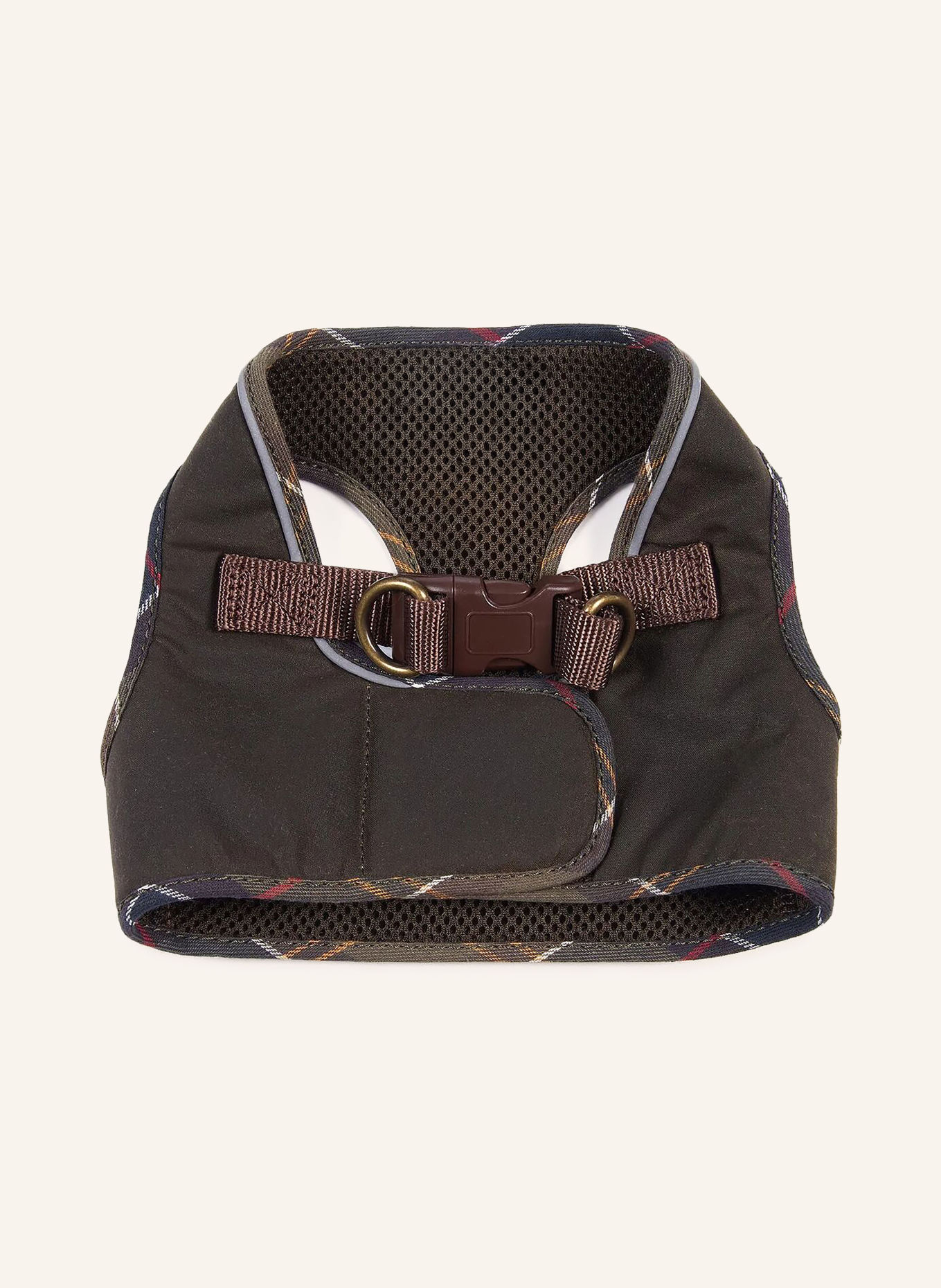 Barbour Szelki dla psów: KHAKI / ZŁOTY / CIEMNOBRĄZOWY