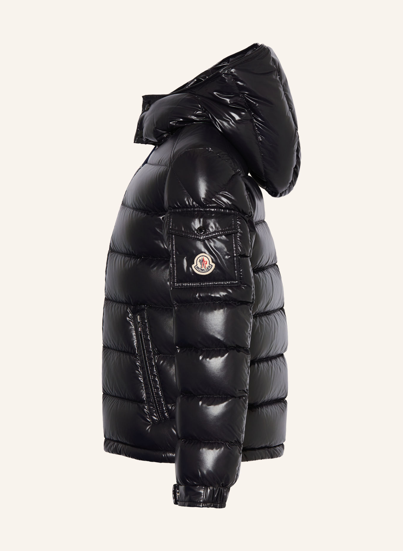 MONCLER enfant NEW MAYA Down Jacket with Detachable Hood: BLACK