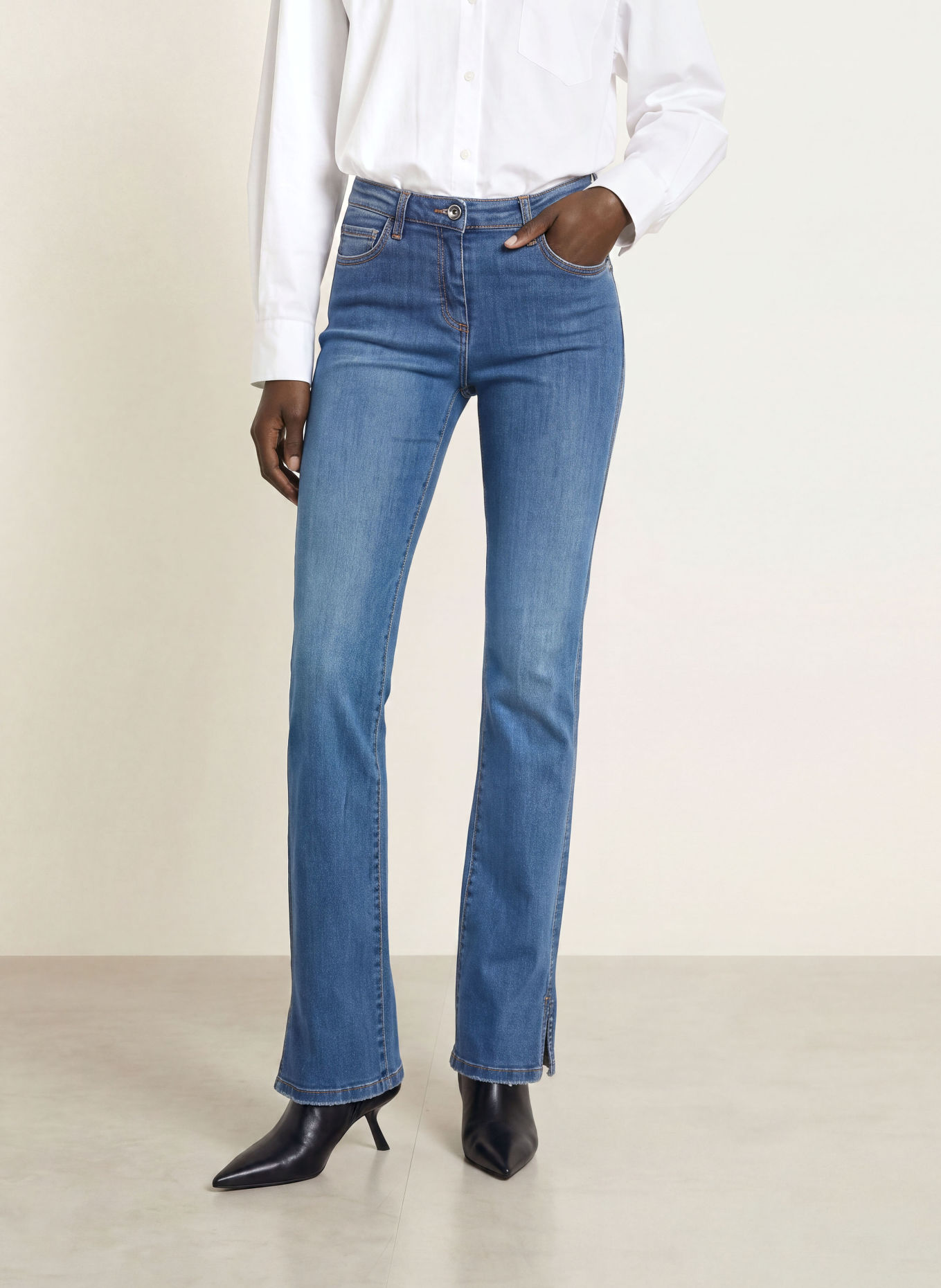 PATRIZIA PEPE Skinny jeans: CB41 MEDIUM BLUE WASH