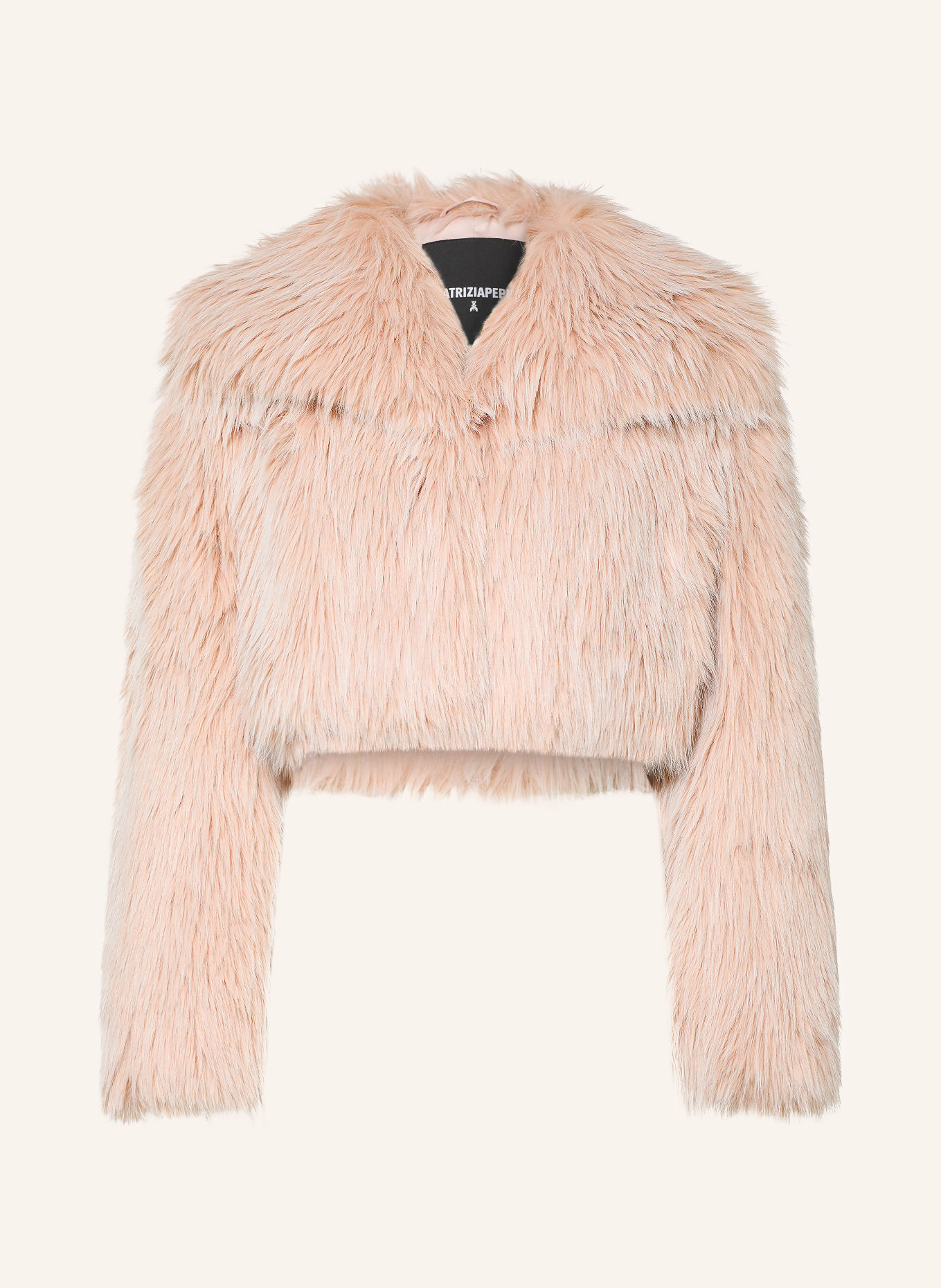 PATRIZIA PEPE Faux Fur Jacket: ROSE