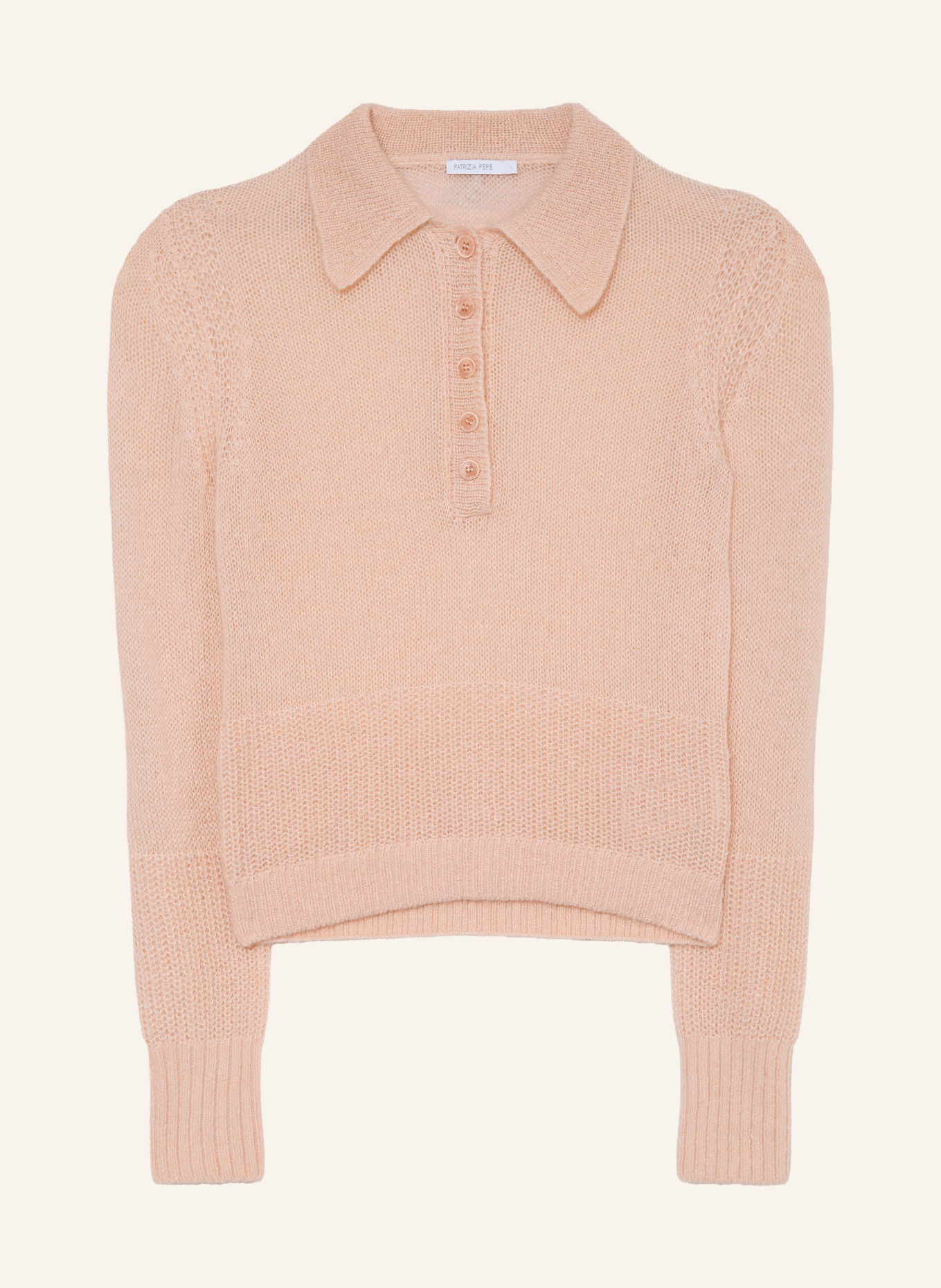 PATRIZIA PEPE Mohair Sweater: LIGHT PINK