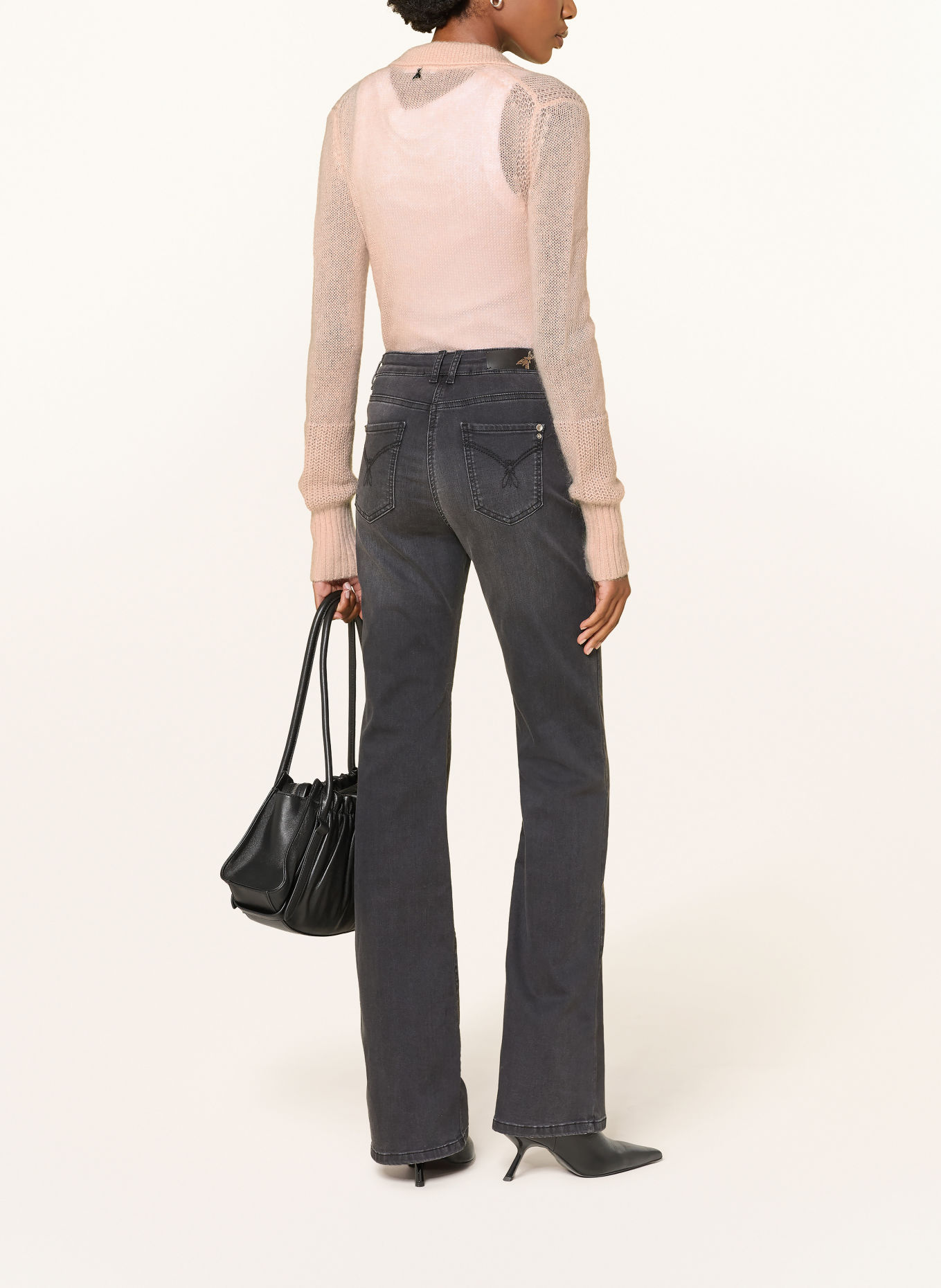 PATRIZIA PEPE Mohair Sweater: LIGHT PINK