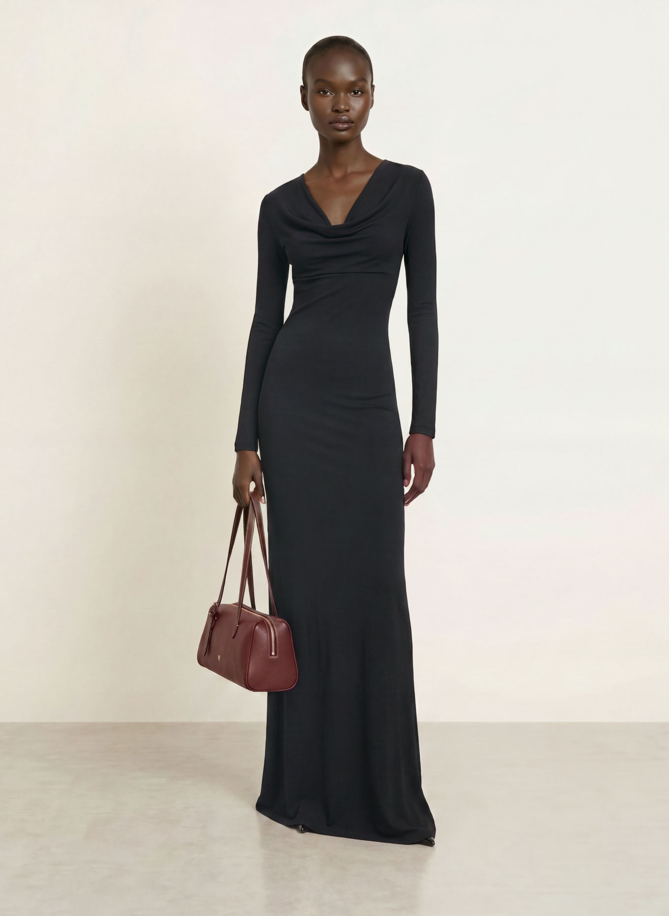 PATRIZIA PEPE Jerseykleid: SCHWARZ