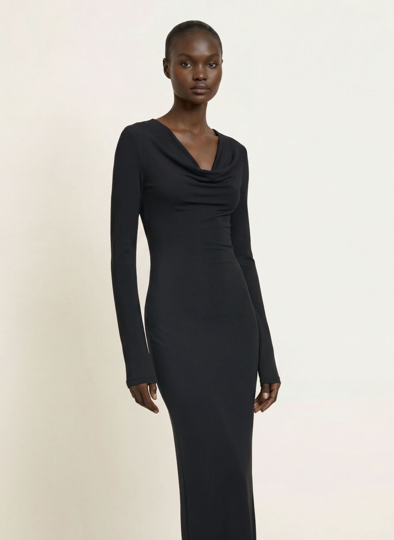 PATRIZIA PEPE Jerseykleid: SCHWARZ