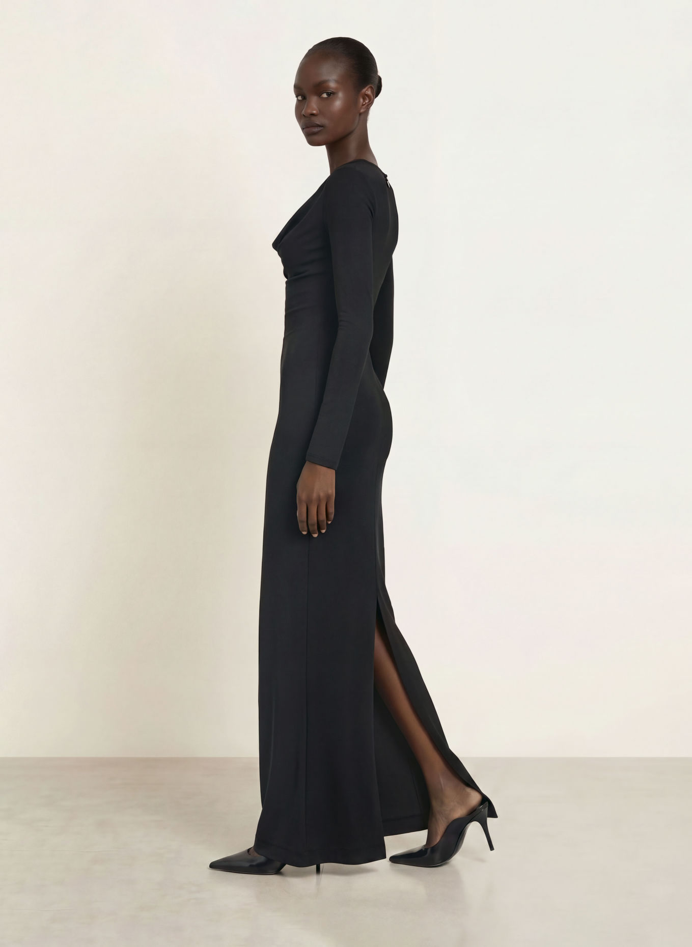 PATRIZIA PEPE Jerseykleid: SCHWARZ