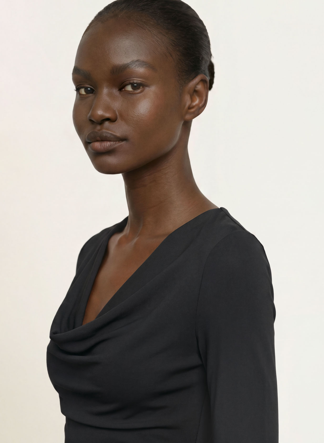 PATRIZIA PEPE Jerseykleid: SCHWARZ