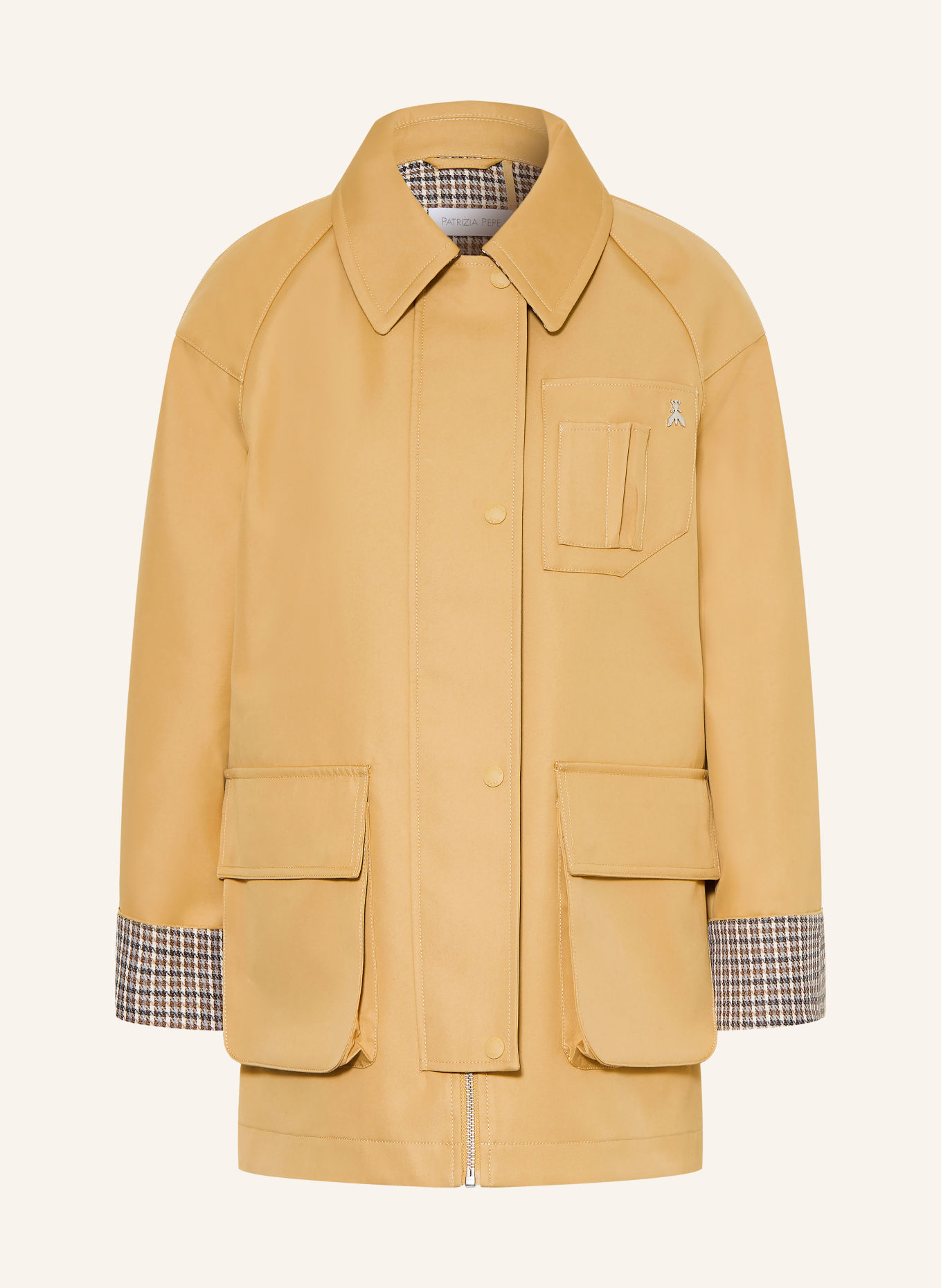 PATRIZIA PEPE Field jacket: CAMEL