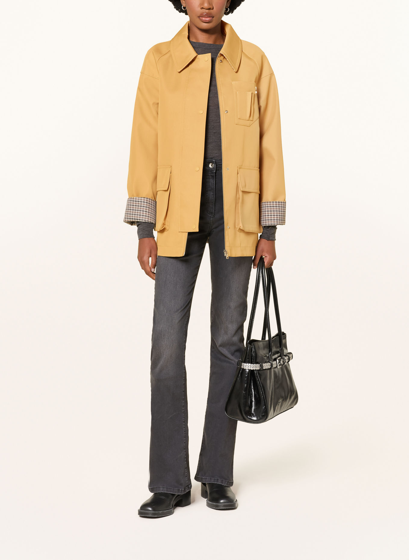 PATRIZIA PEPE Field jacket: CAMEL