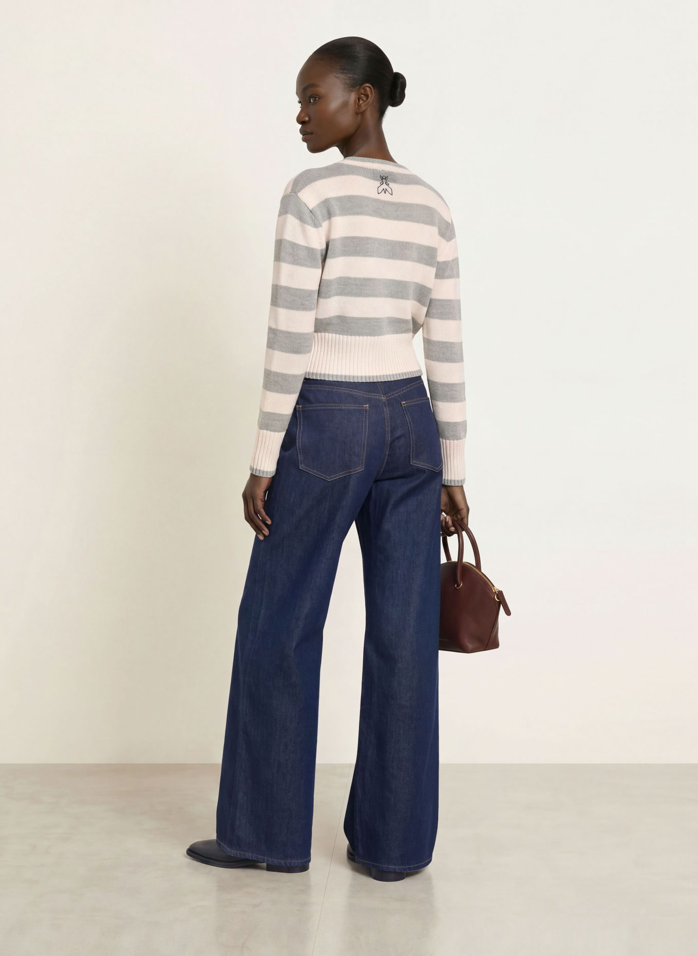 PATRIZIA PEPE Vest: CRÈME / GRIJS