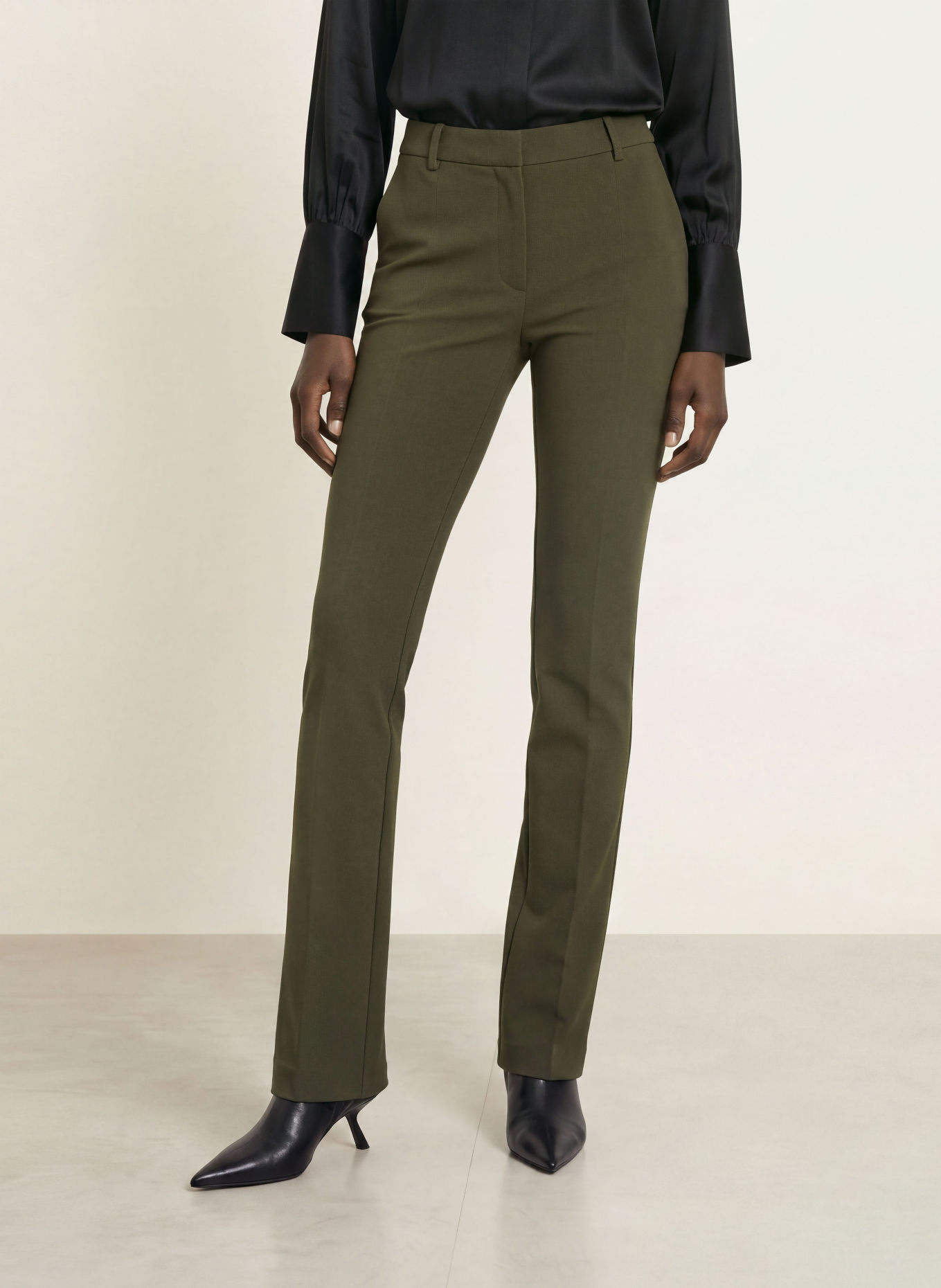 PATRIZIA PEPE Trousers: KHAKI