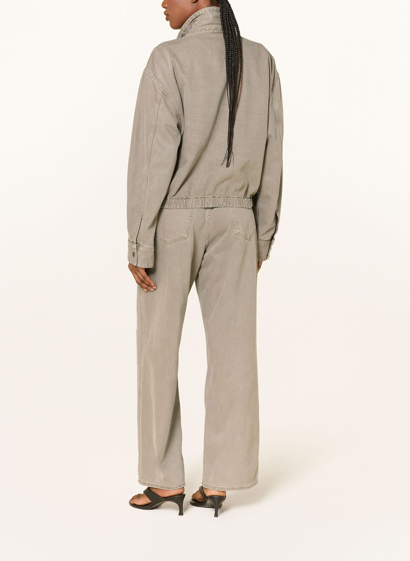 AGOLDE Jeansjacka NILE: trail md grey brown
