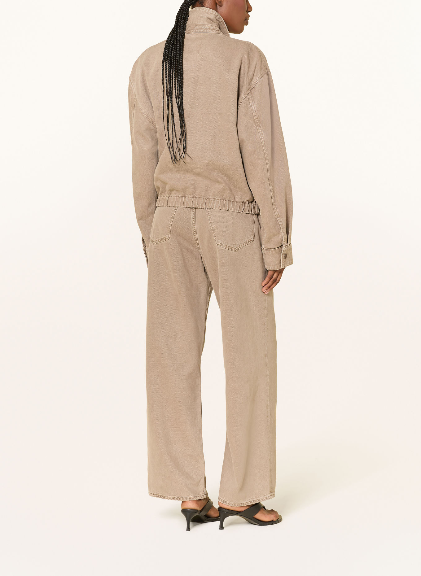 AGOLDE Wide leg jeans LOW SLUNG BAGGY: trail  md grey brown