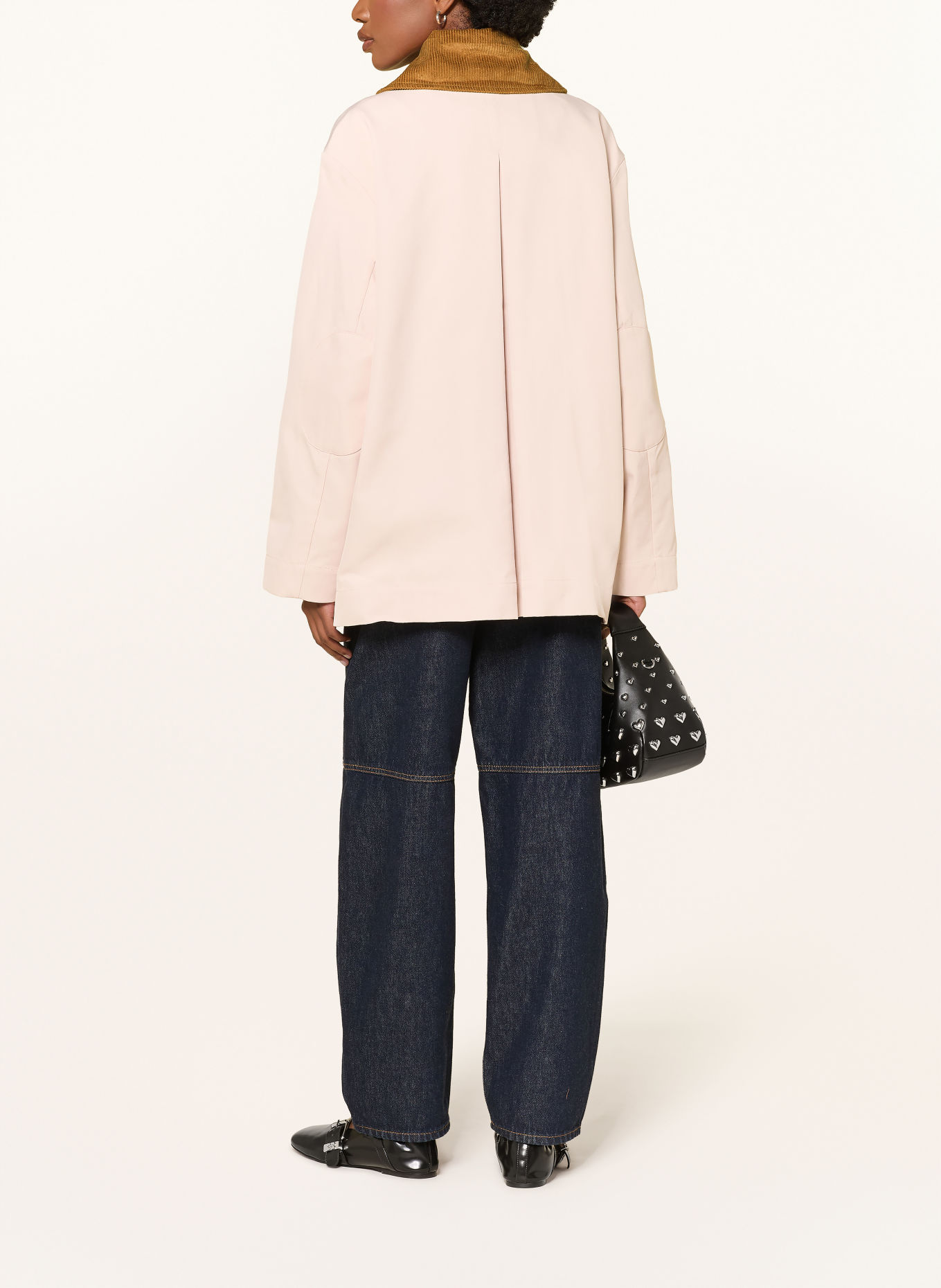 GANNI Jacke: ROSÉ / COGNAC