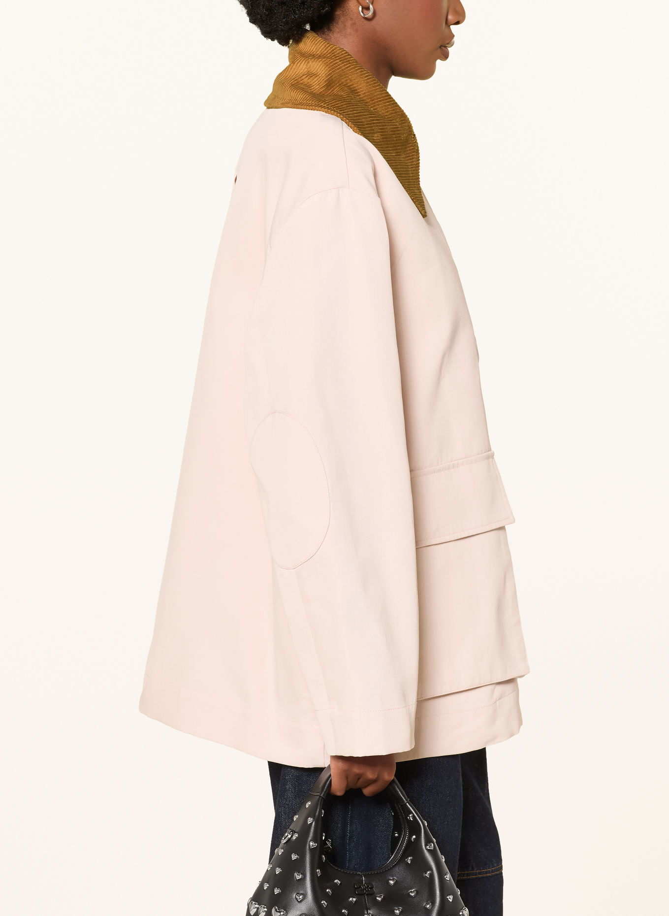 GANNI Jacke: ROSÉ / COGNAC