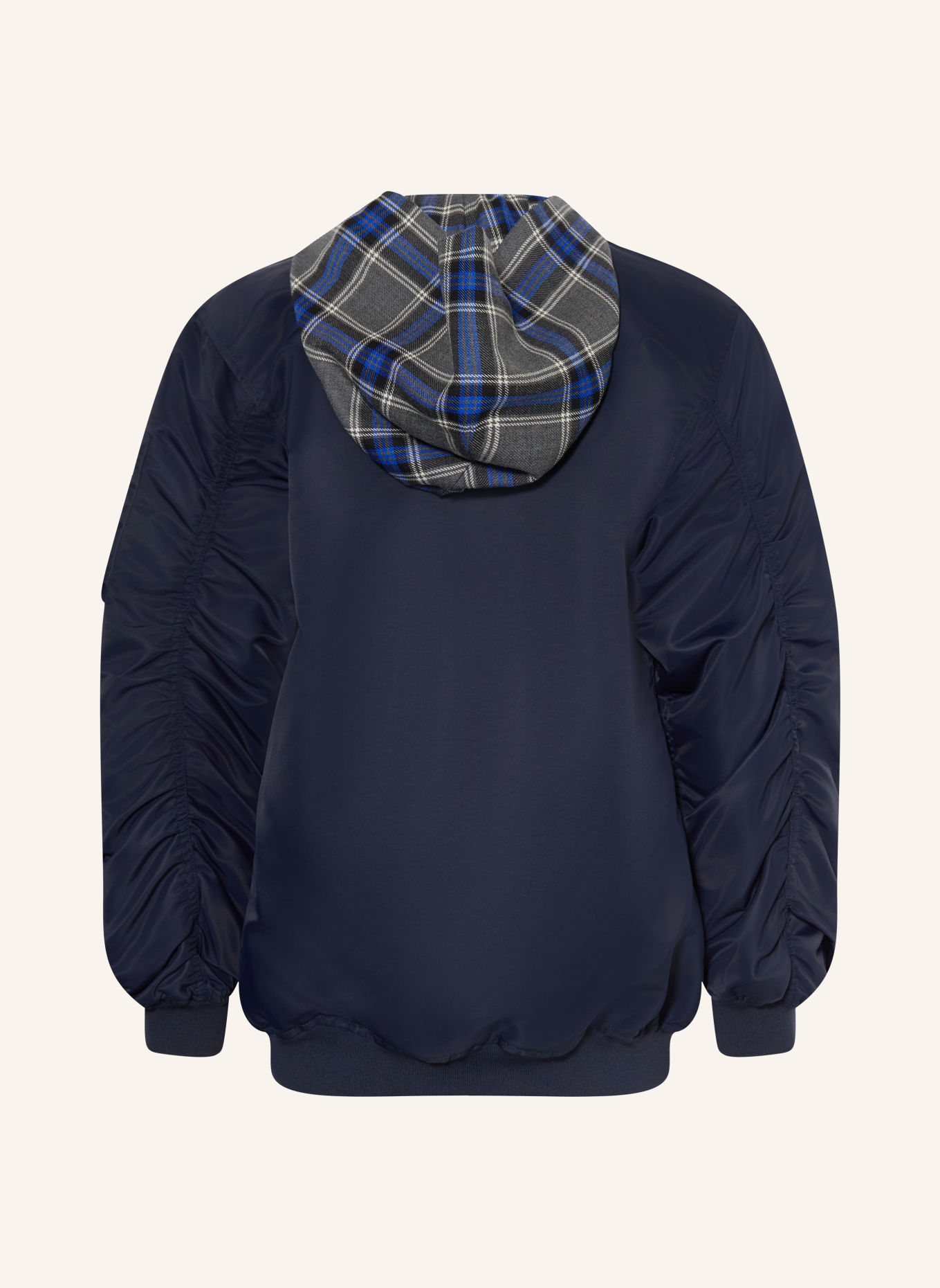 DOLCE & GABBANA Blouson met afneembare capuchon: DONKERBLAUW