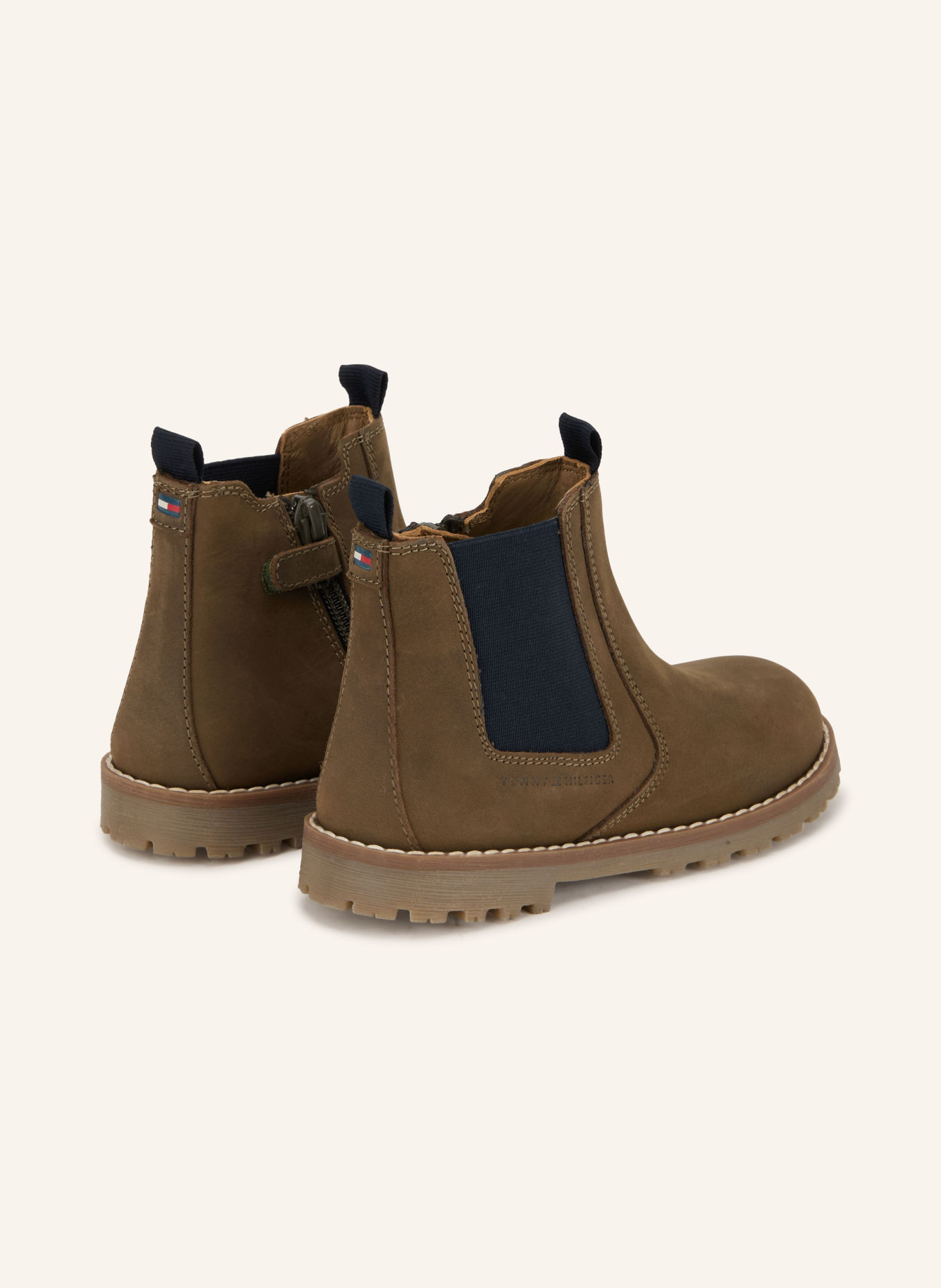 TOMMY HILFIGER Chelsea boots: KHAKI