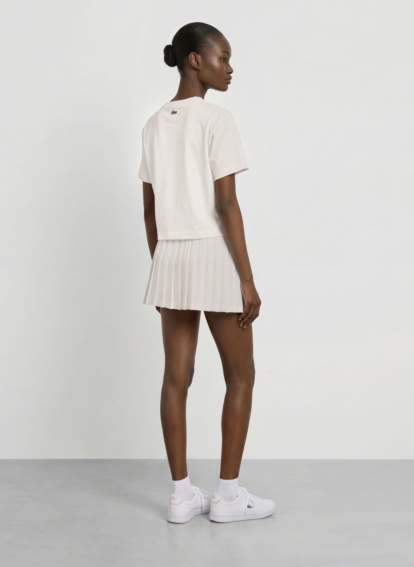 LACOSTE T-shirt: WIT